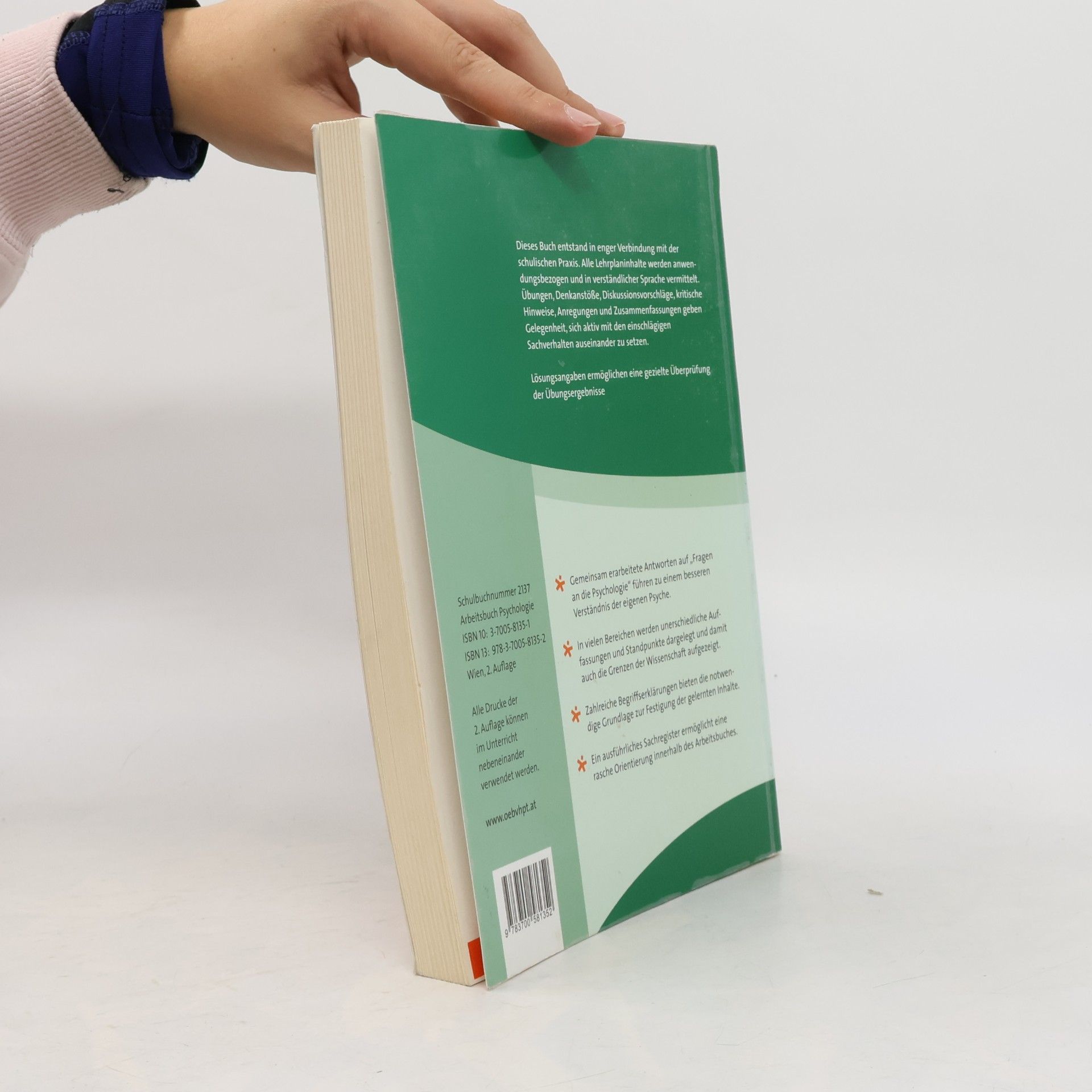 Arbeitsbuch Psychologie