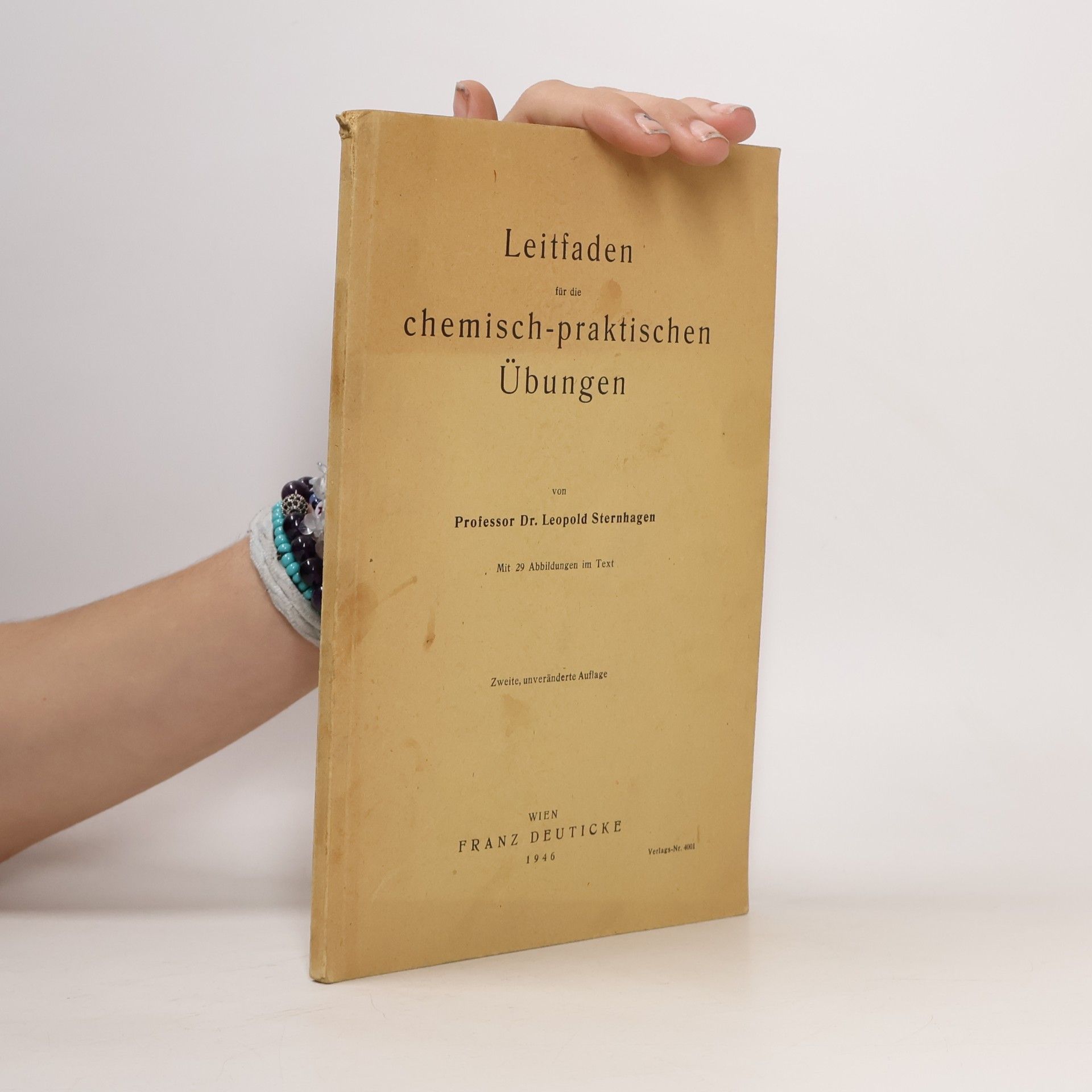 Leopold Sternhagen Leitfaden für die chemisch-praktischen Übungen