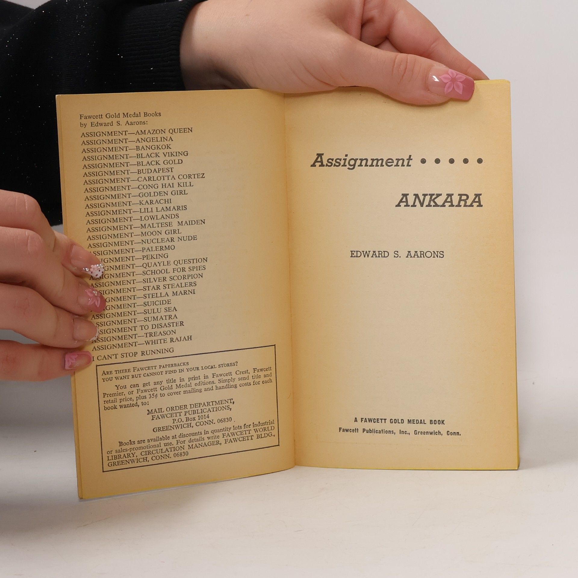 Aarons Edward S. Assignment Ankara