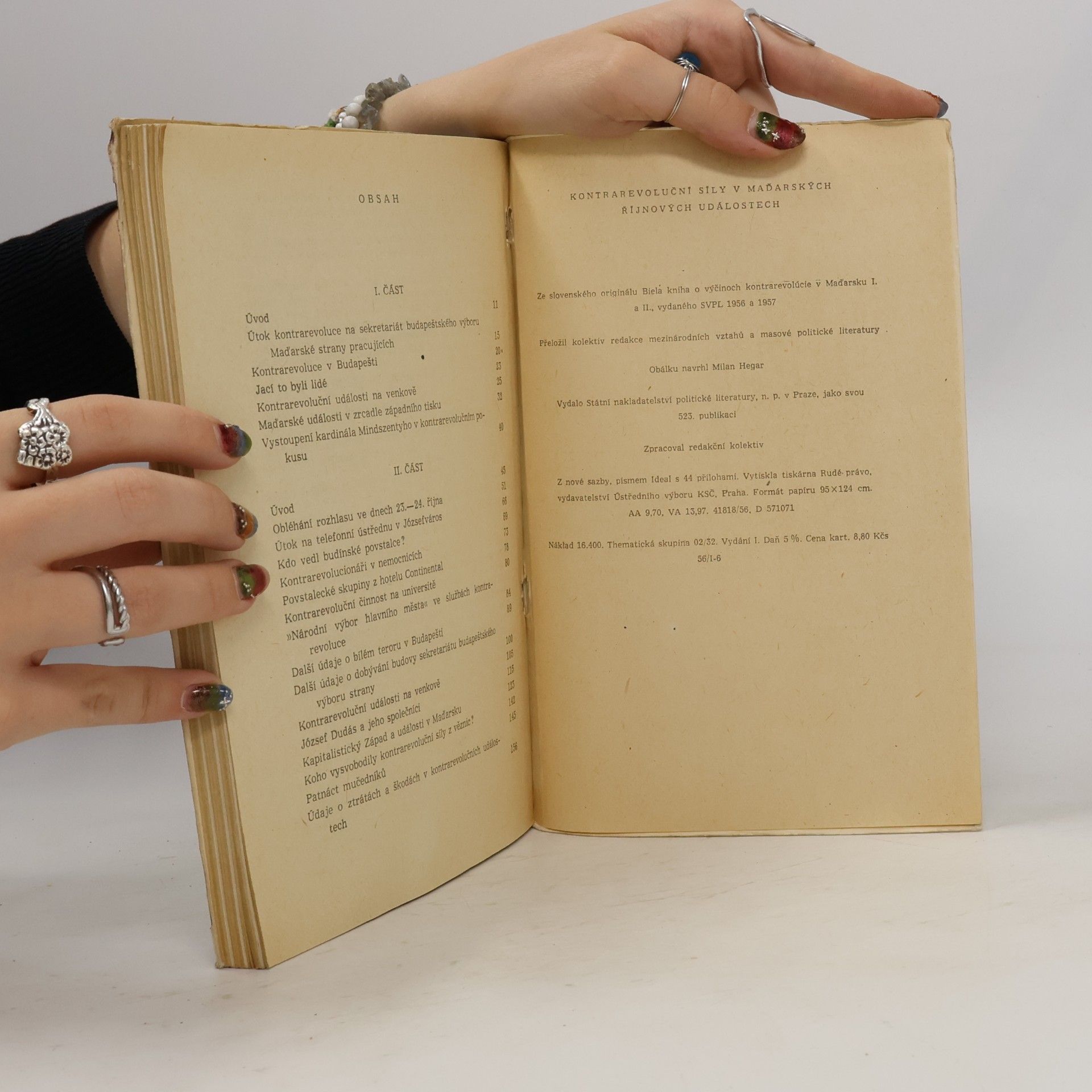 Various authors Kontrarevoluční síly v maďarských říjnových událostech