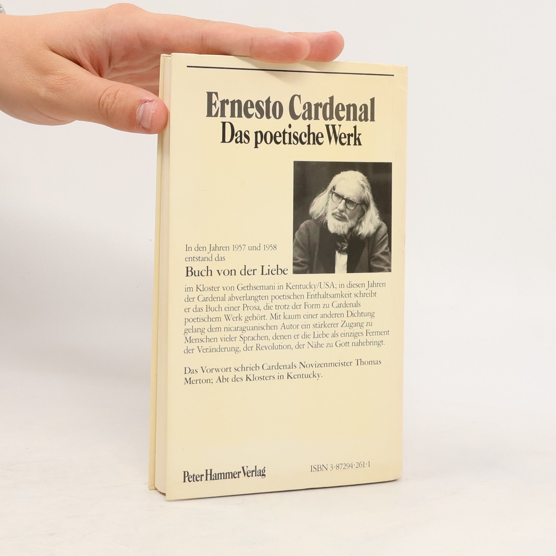 Ernesto Cardenal Das Buch von der Liebe
