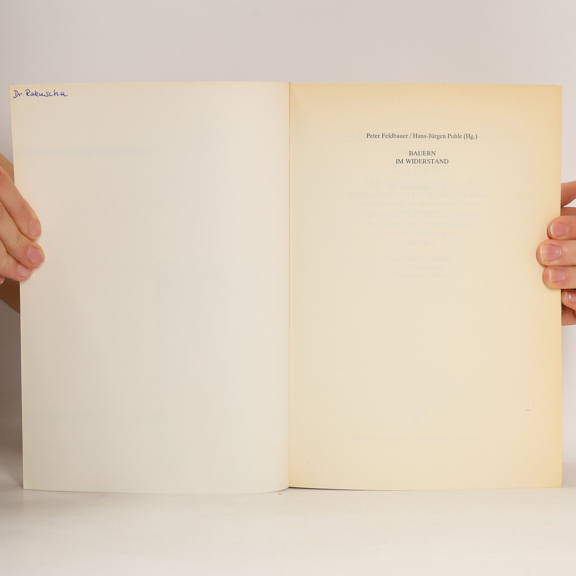 Peter Feldbauer Beiträge zur historischen Sozialkunde - 1/1992: Bauern im Widerstand