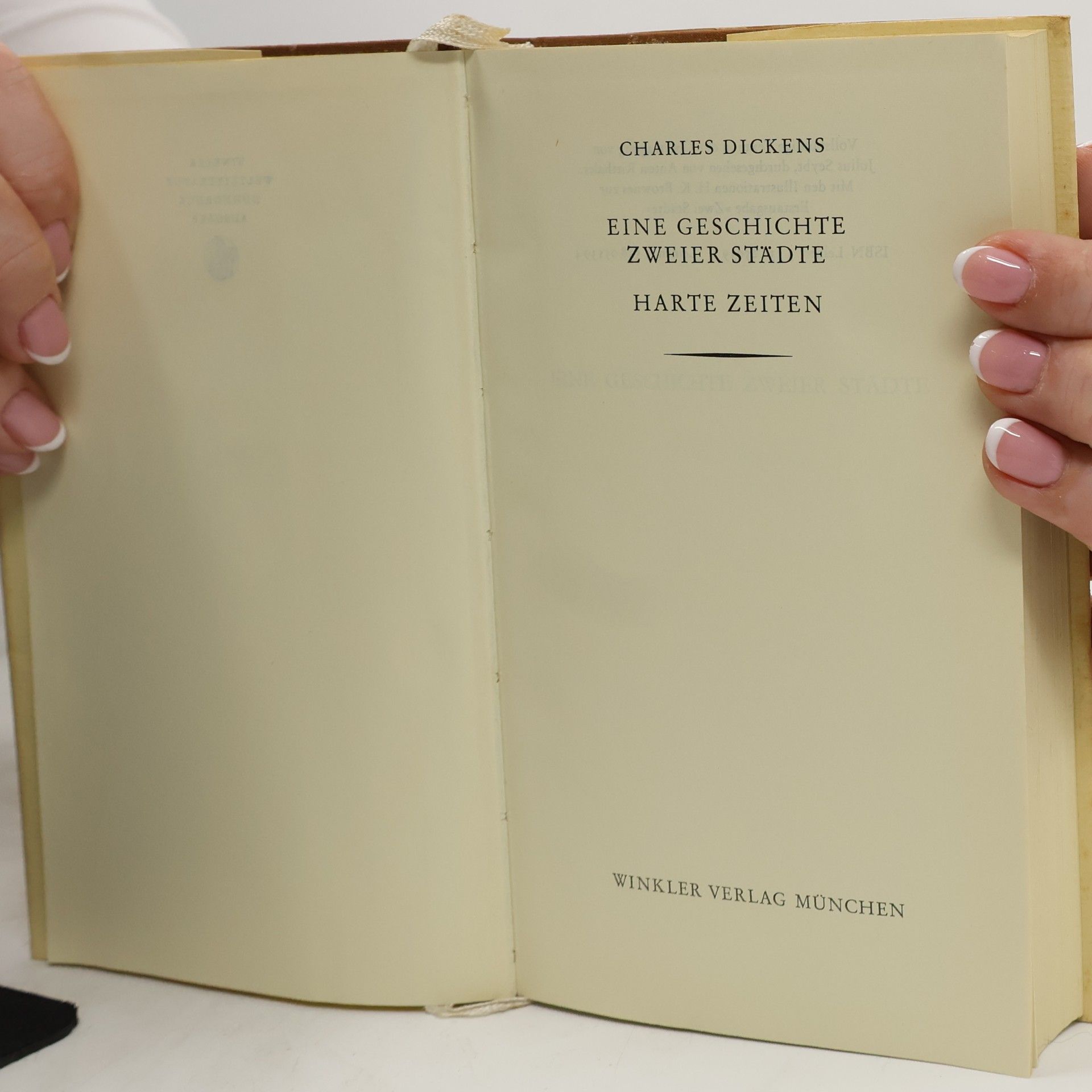 Charles Dickens Winkler Weltliteratur: Eine Geschichte zweier Städte. Harte Zeiten