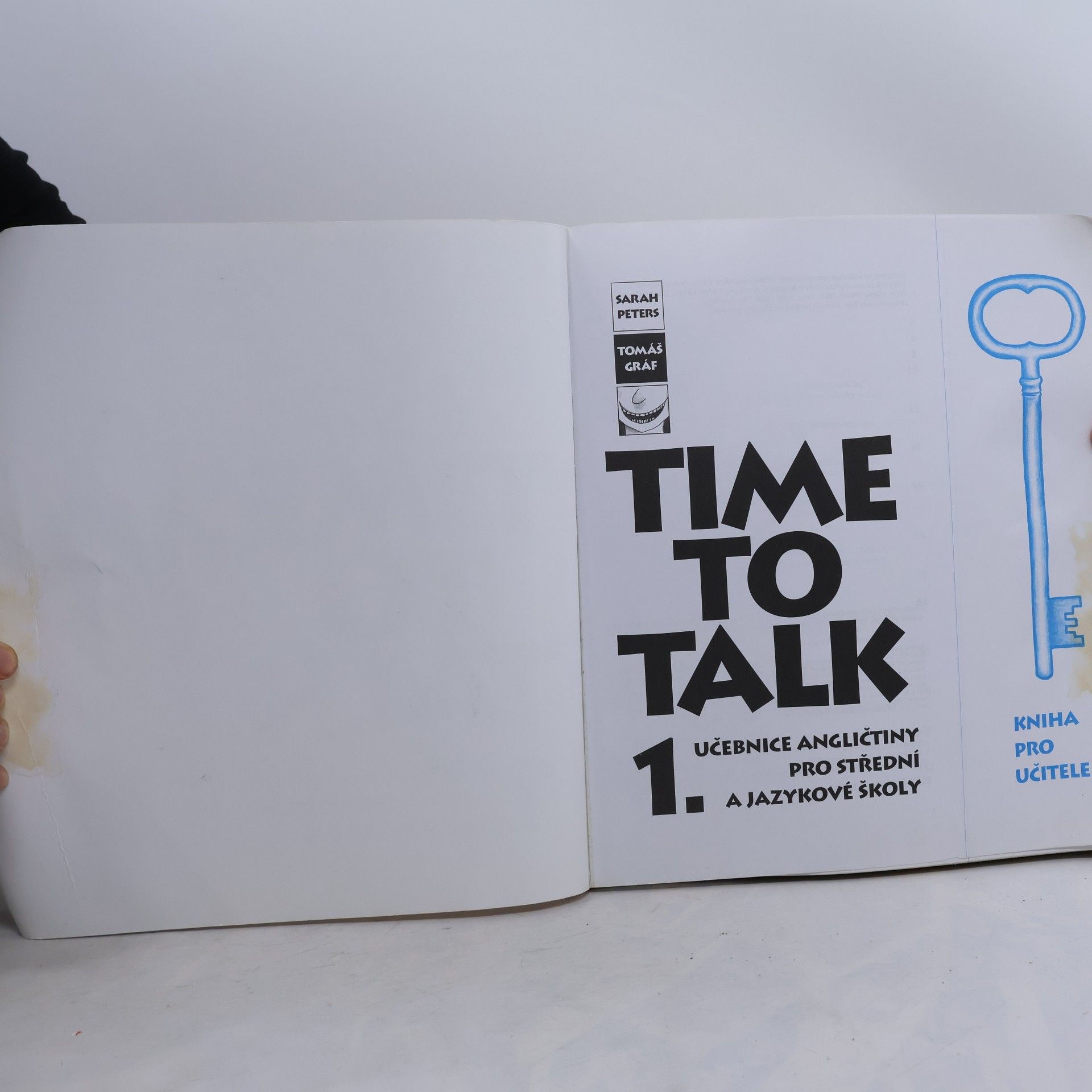 Sarah Peters Time to talk 1. Učebnice angličtiny pro střední a jazykové školy. Kniha pro učitele