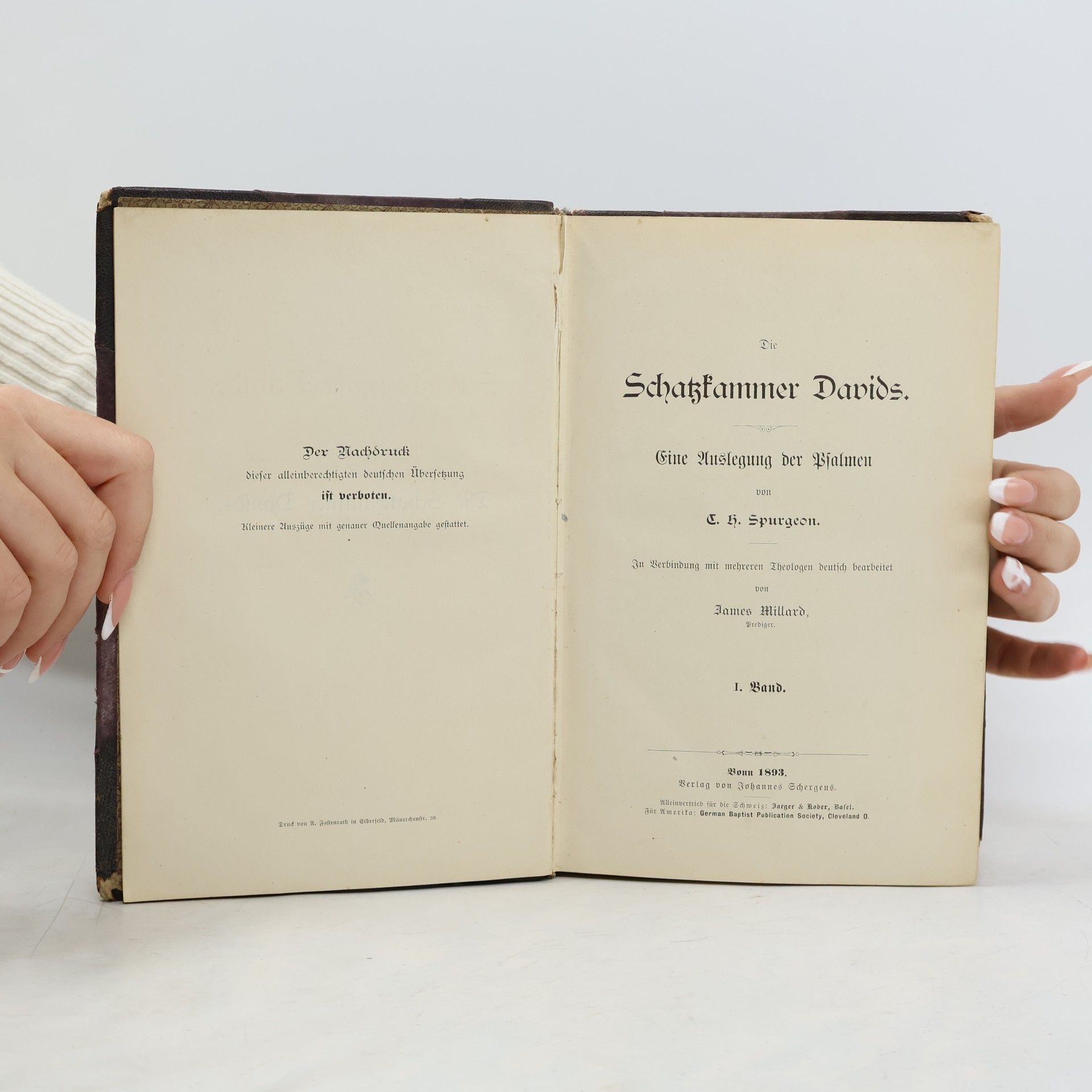 Charles Spurgeon Die Schatzkammer Davids