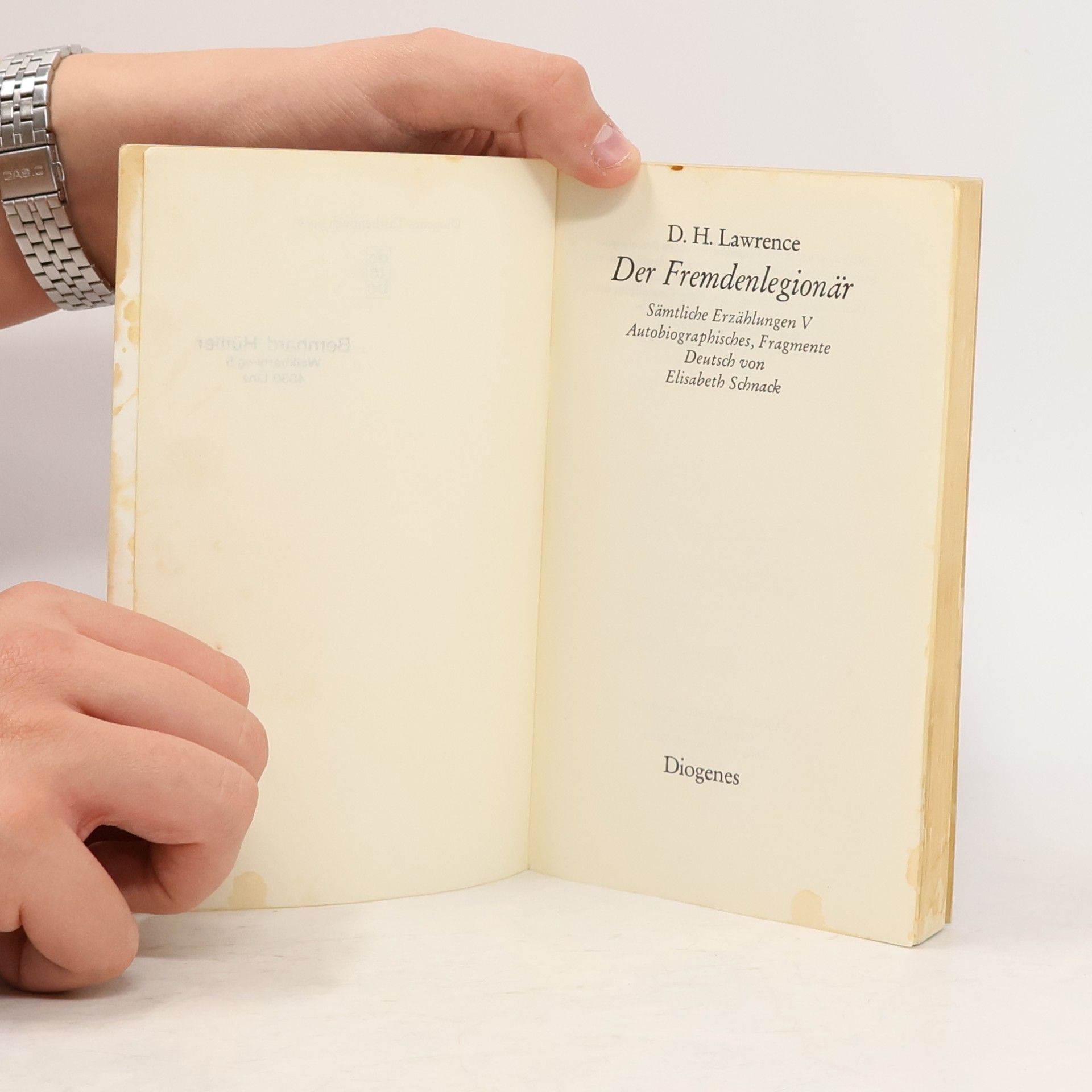 D. H. Lawrence Der Fremdenlegionär