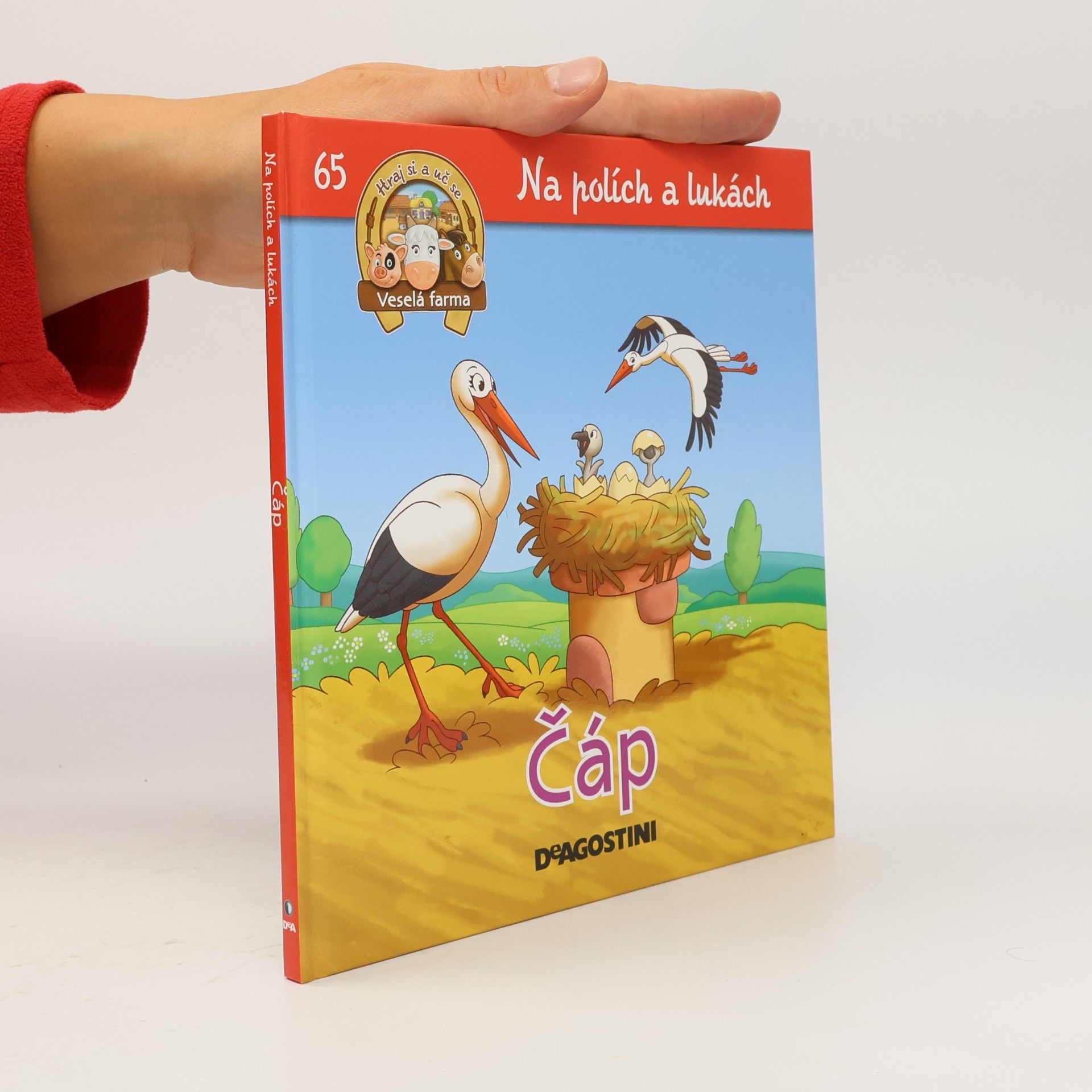 Kolektiv autorů Na polích a lukách 65. Čáp
