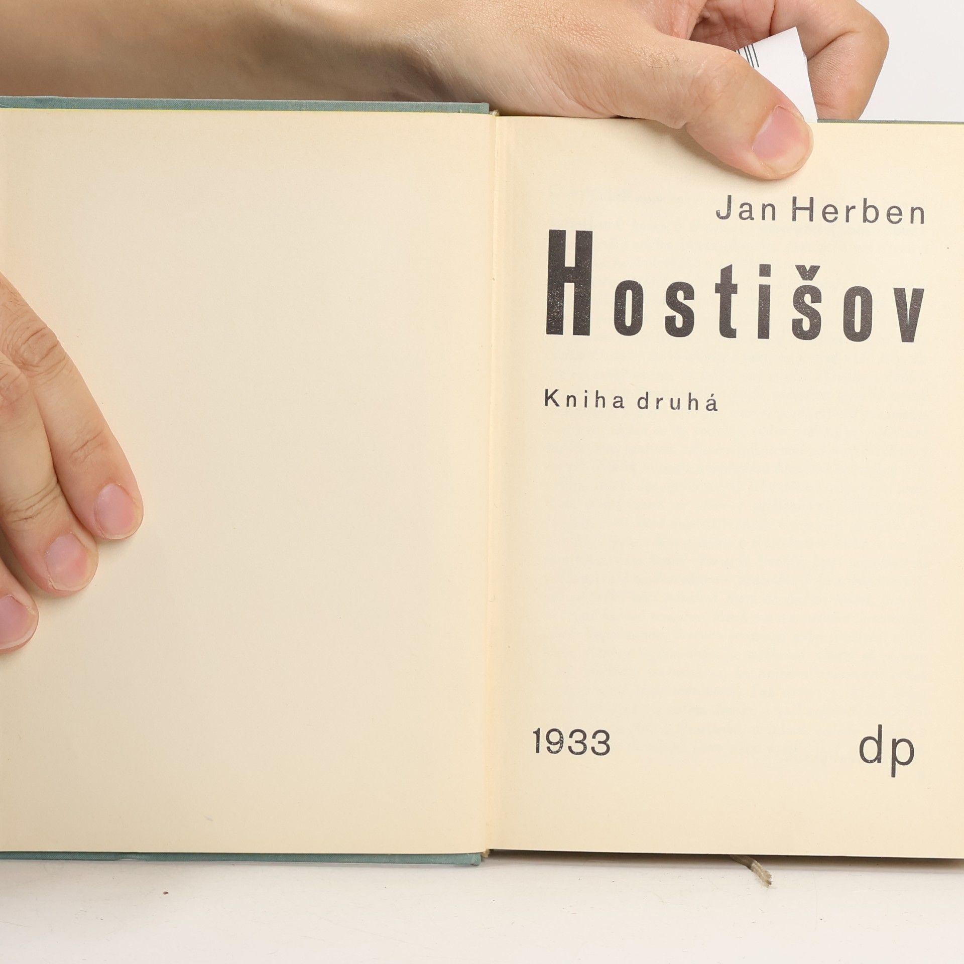 Jan Herben Hostišov, kniha druhá