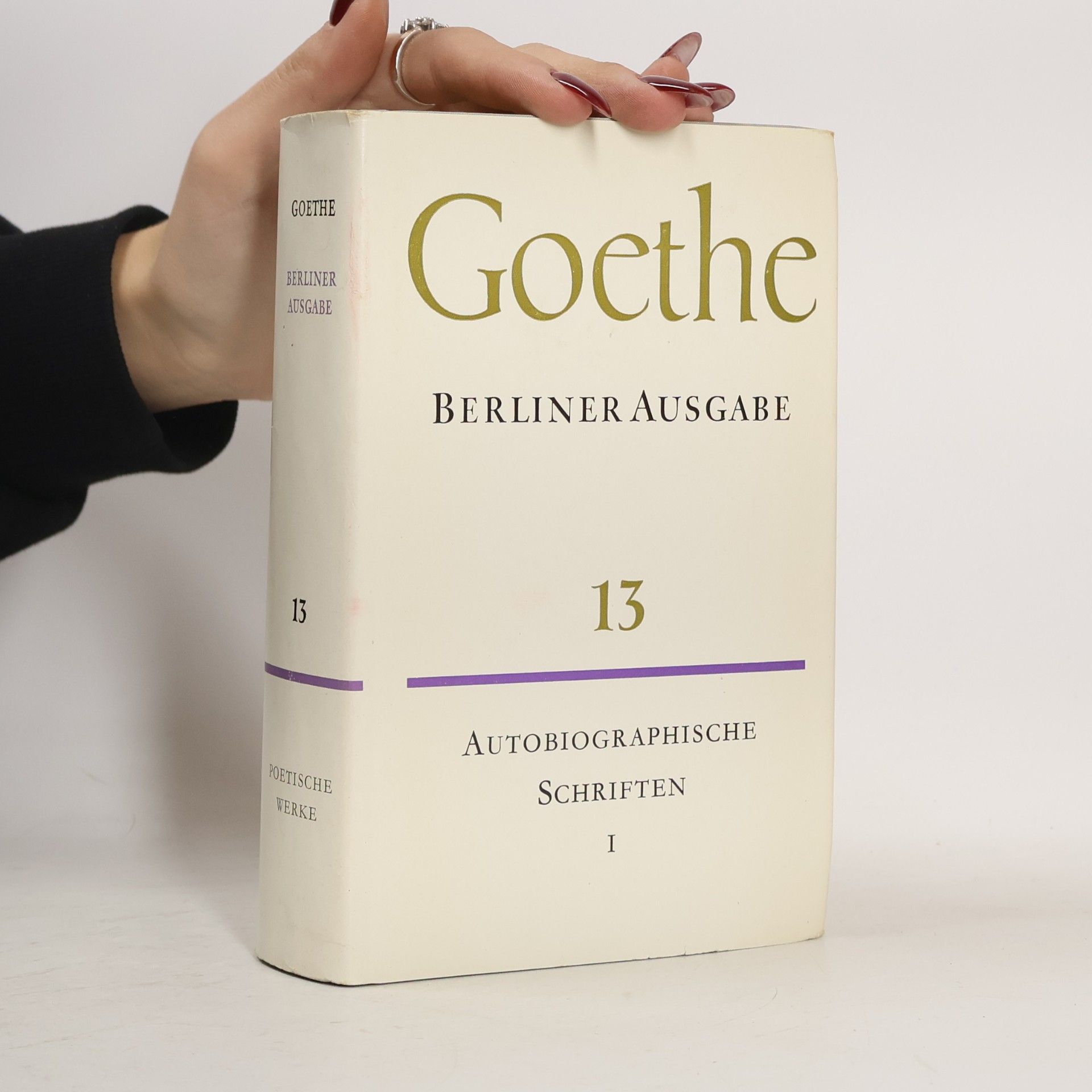 Autobiographische Schriften I