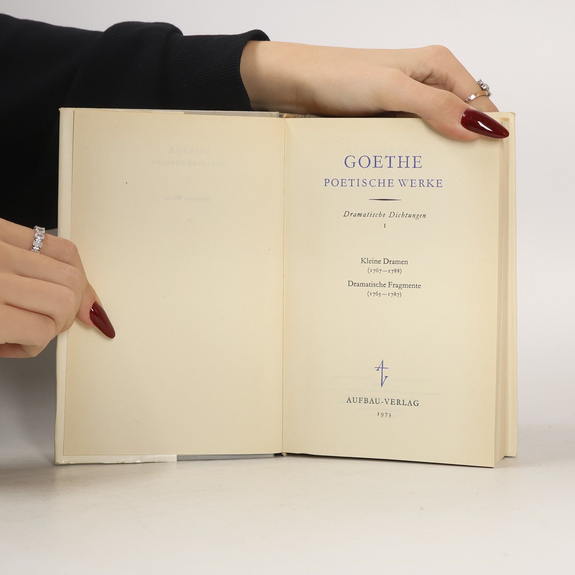 Johann Wolfgang von Goethe Goethe. Dramatische Dichtungen 5