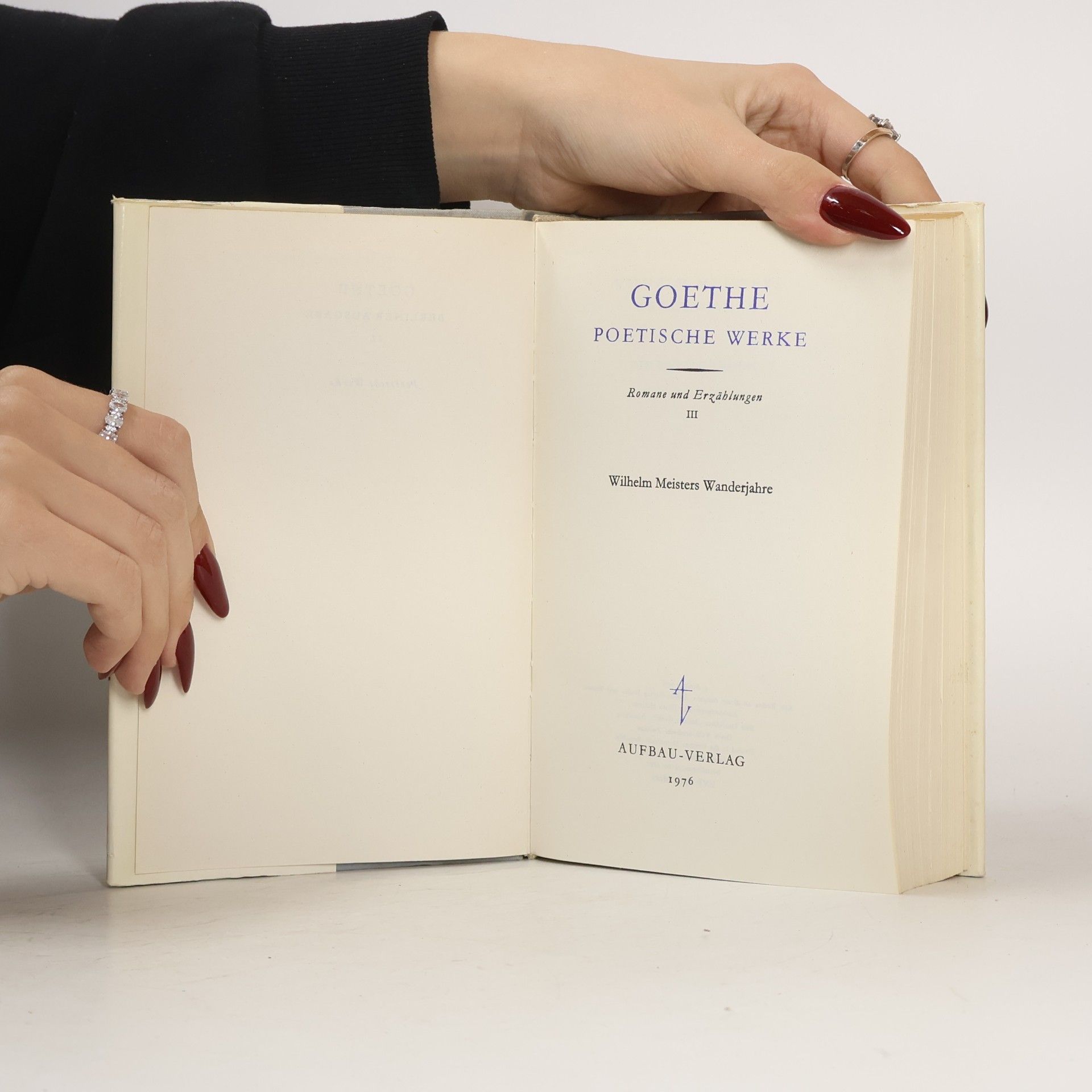 Johann Wolfgang von Goethe Berliner Ausgabe 11