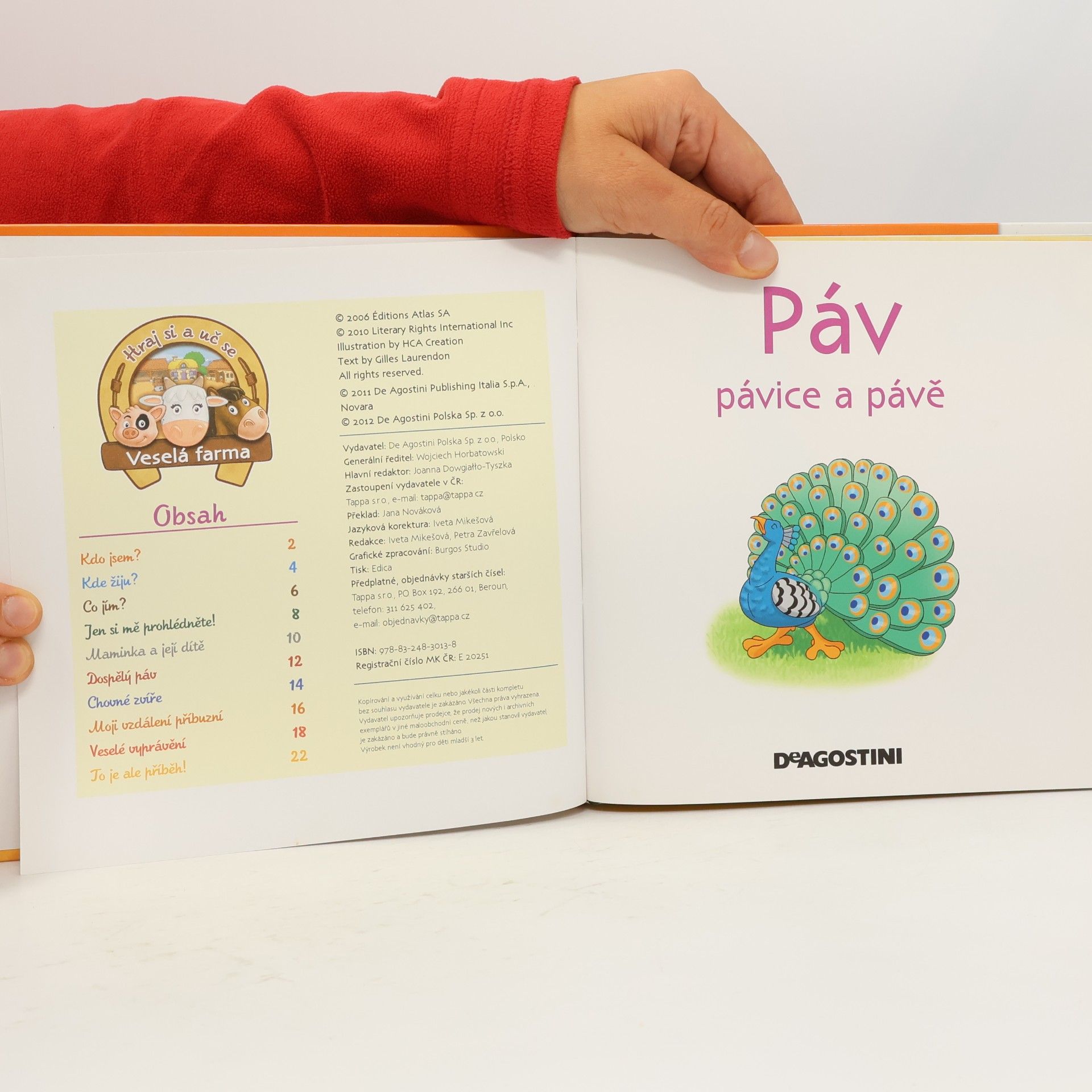 Gilles Laurendon Na dvorku 10. Páv