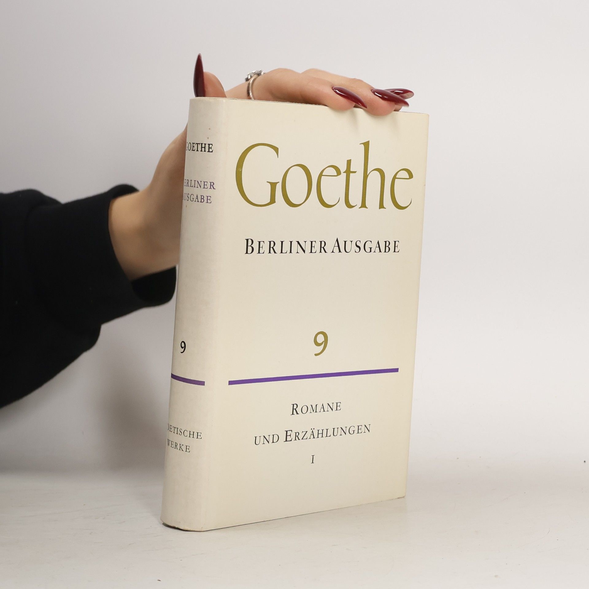 Johann Wolfgang von Goethe Berliner Ausgabe 9: Romane und Erzählungen I