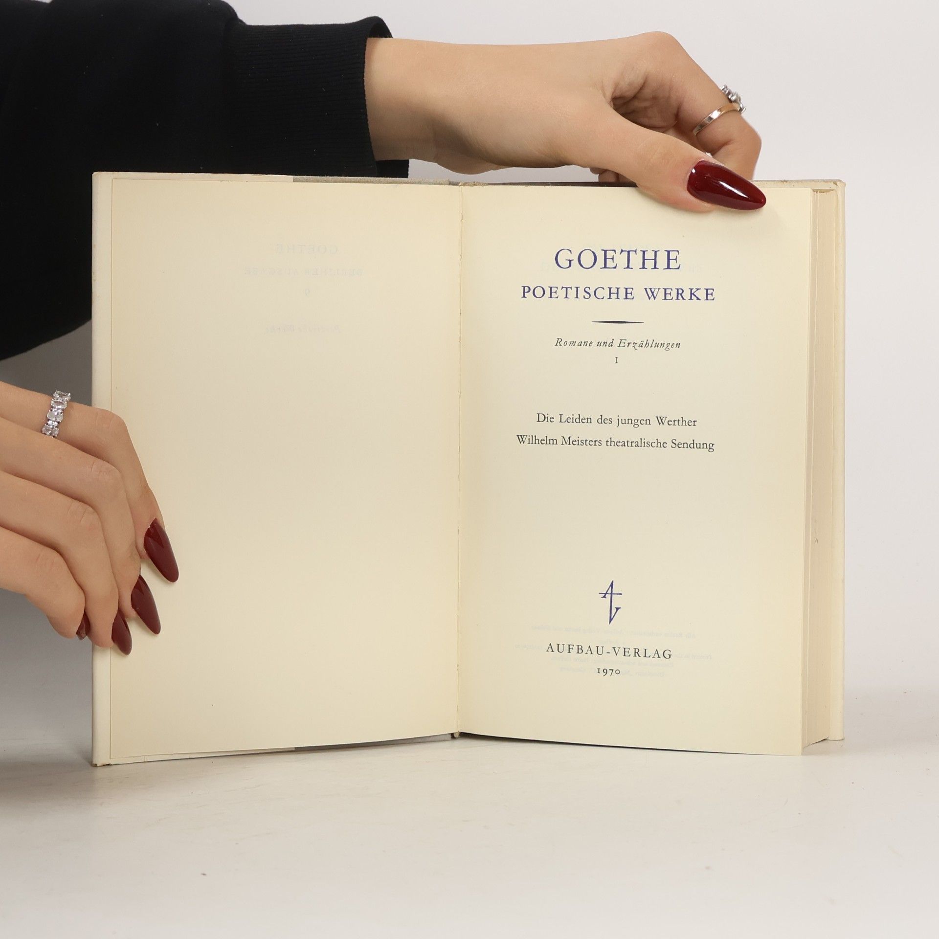 Johann Wolfgang von Goethe Berliner Ausgabe 9: Romane und Erzählungen I