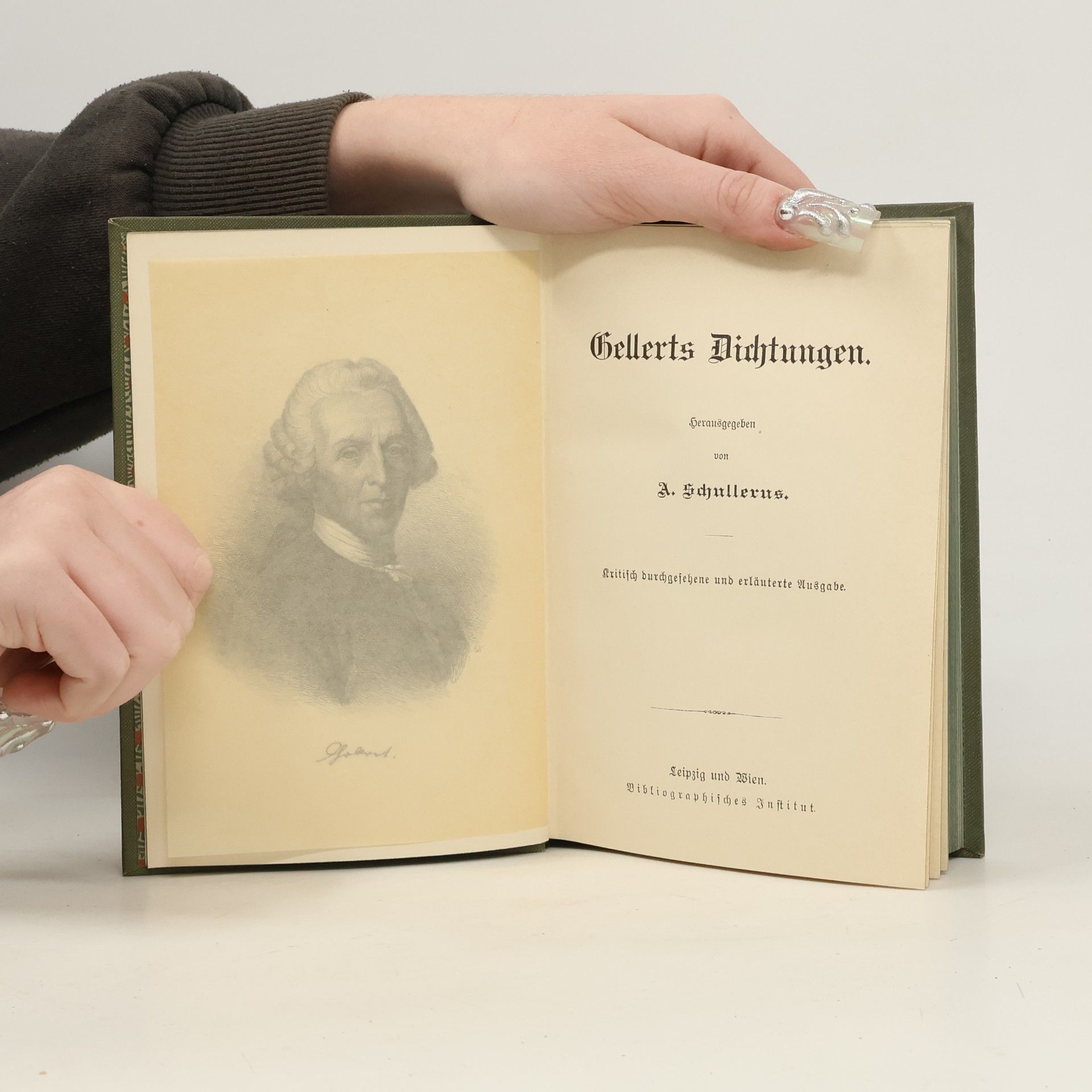 Christian Fürchtegott Gellert Gellerts Dichtungen