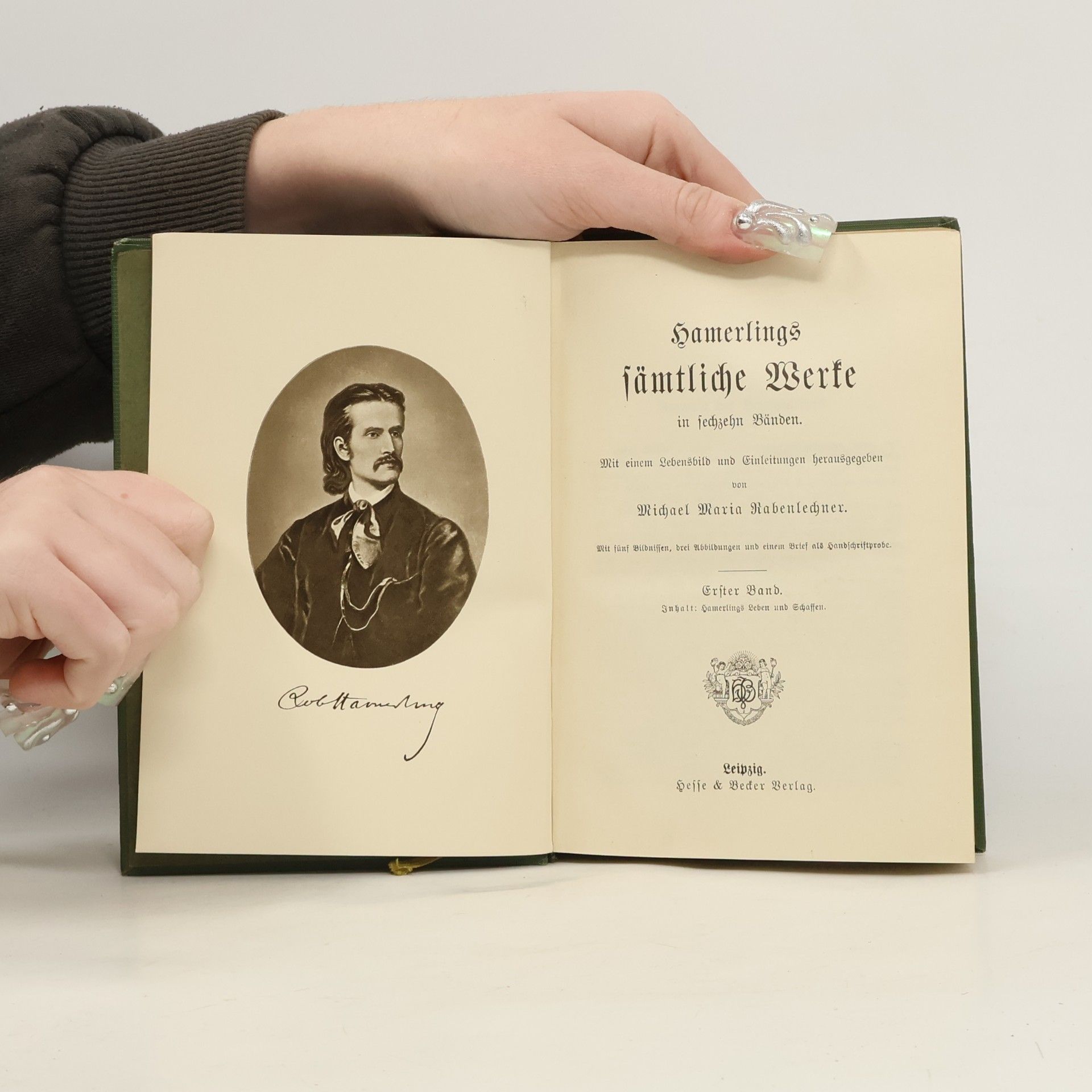 Robert Hamerling Hamerlings sämtliche Werke. Erster Band