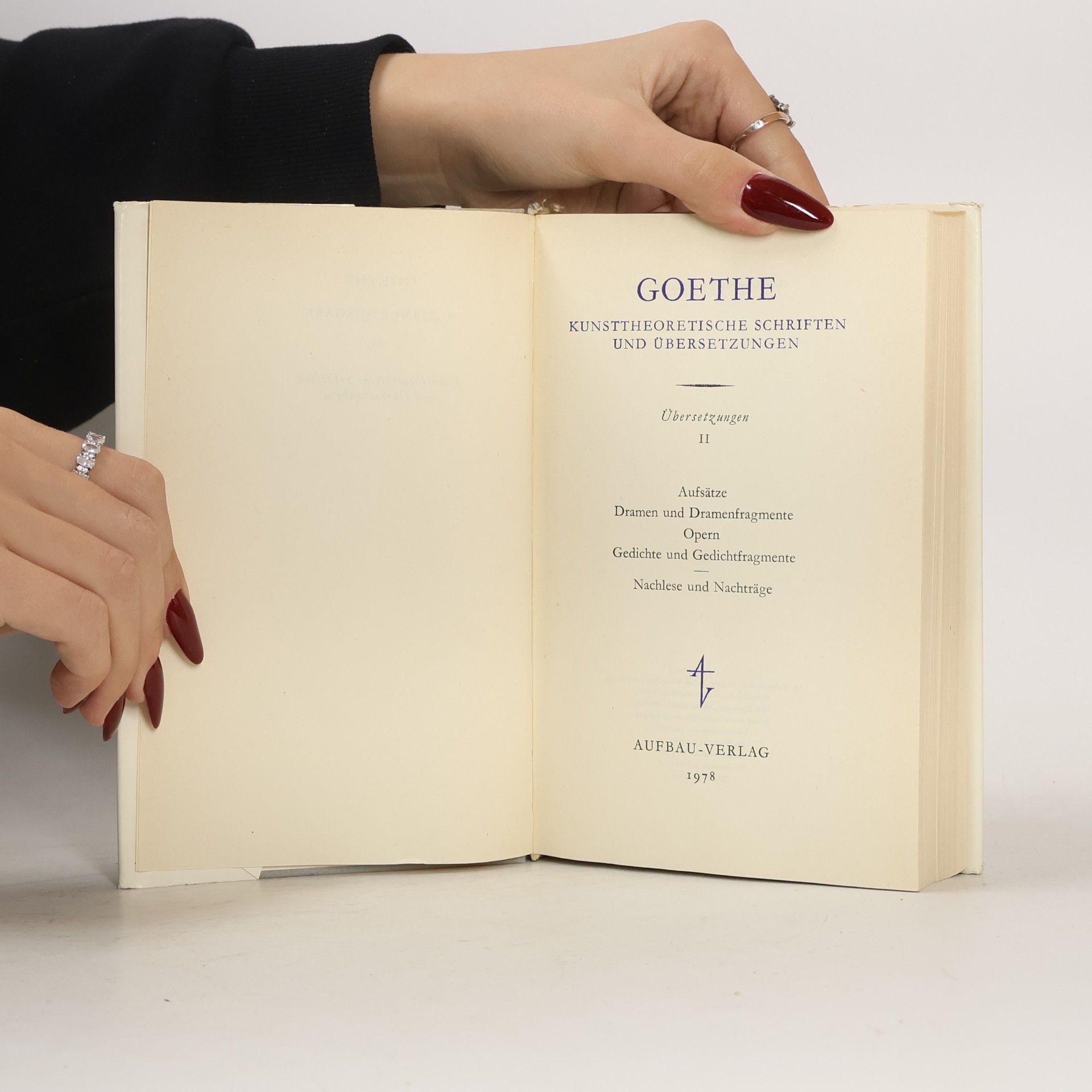 Goethe Goethe: Berliner Ausgabe