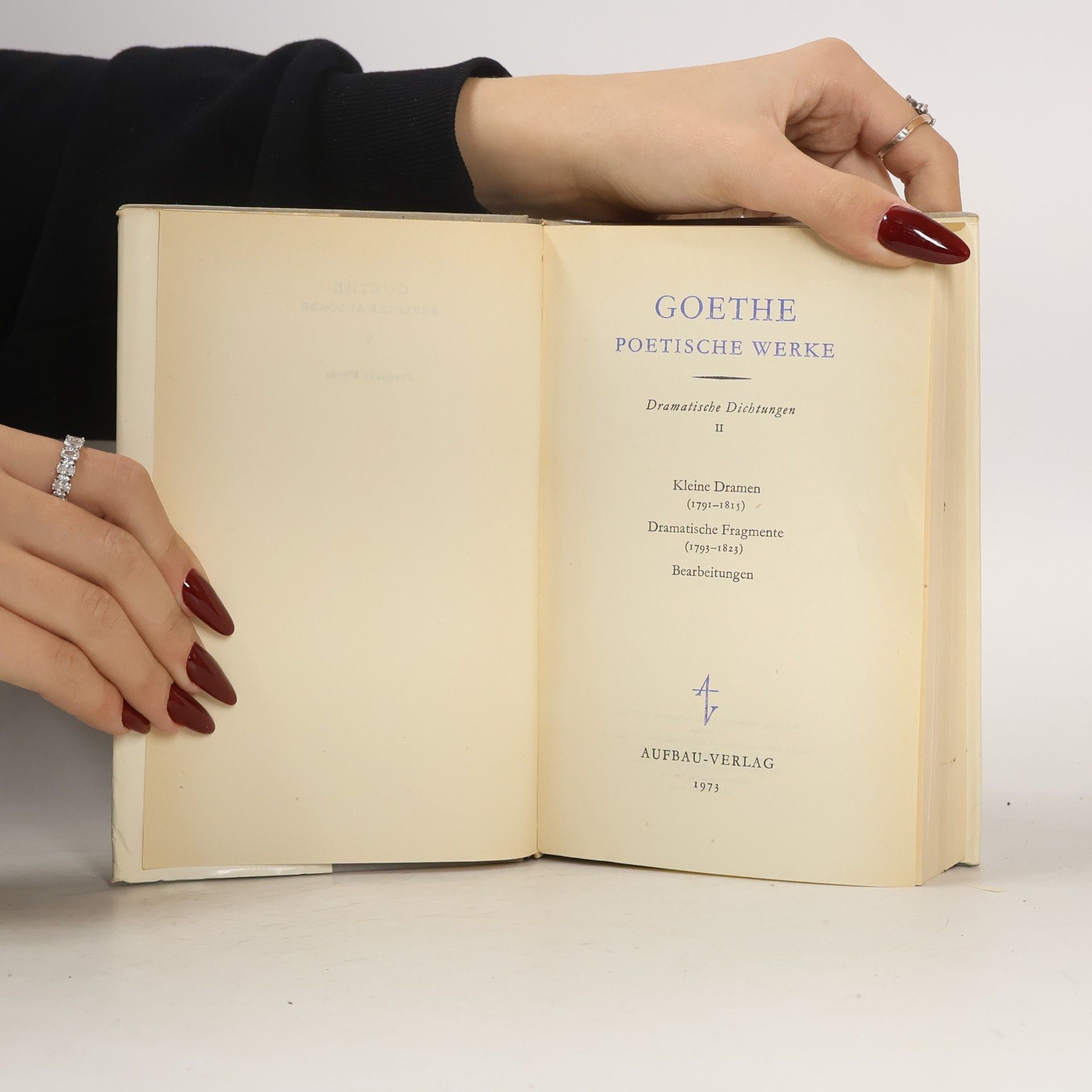 Goethe Goethe: Berliner Ausgabe