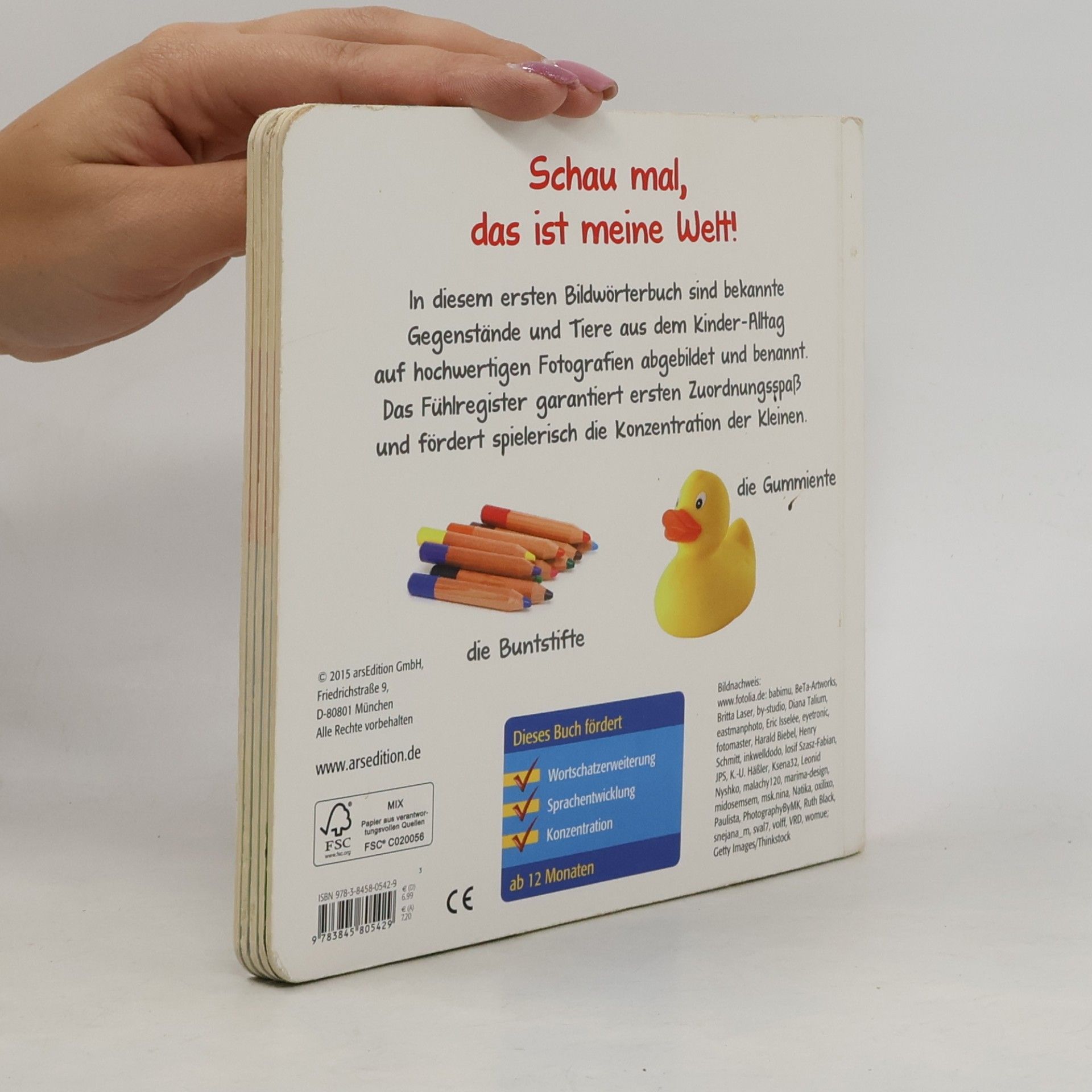 Mein kleines Fühl-Wörterbuch - erste Wörter