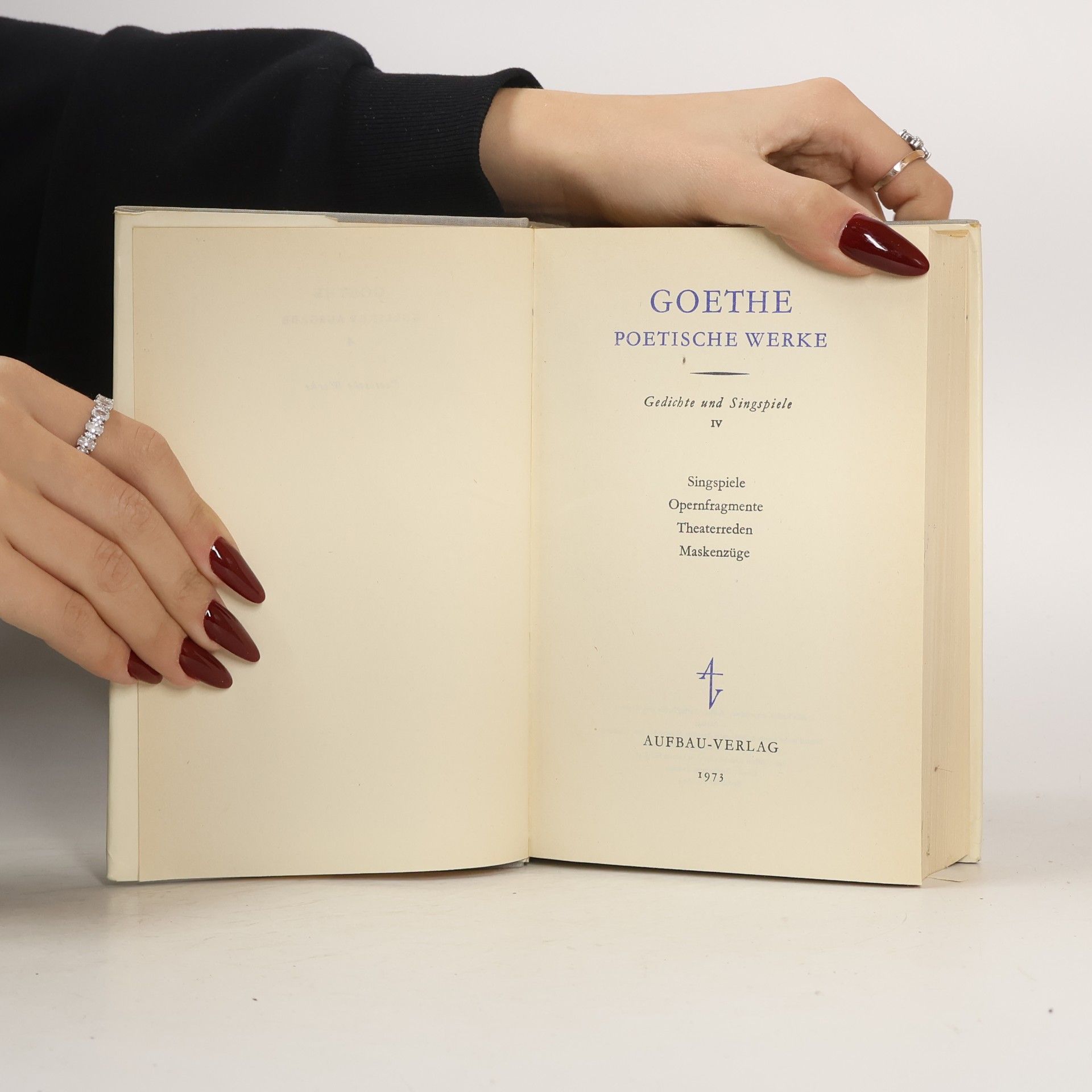 Goethe Gedichte und Singspiele 4