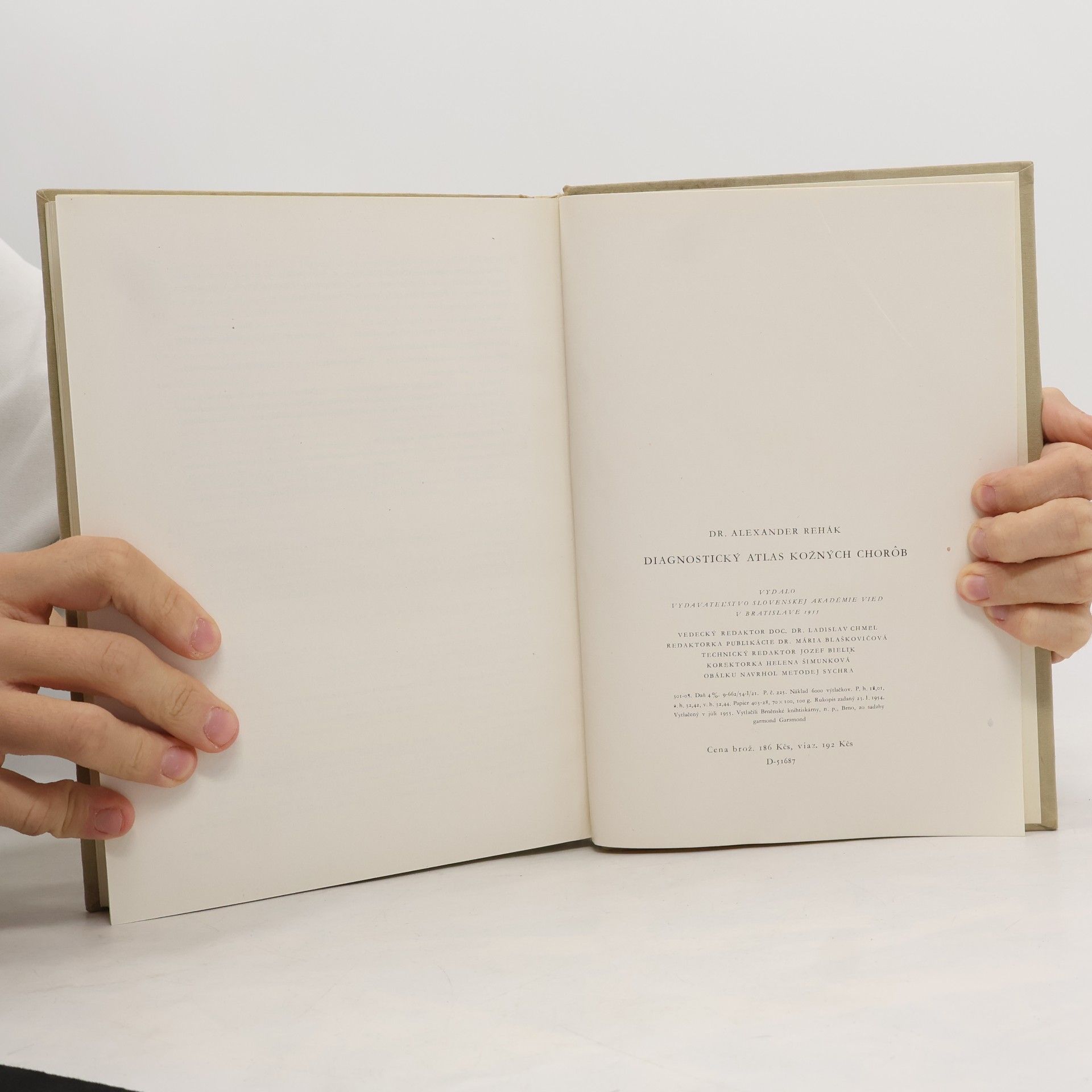 Alexander Rehák Diagnostický atlas kožných chorôb