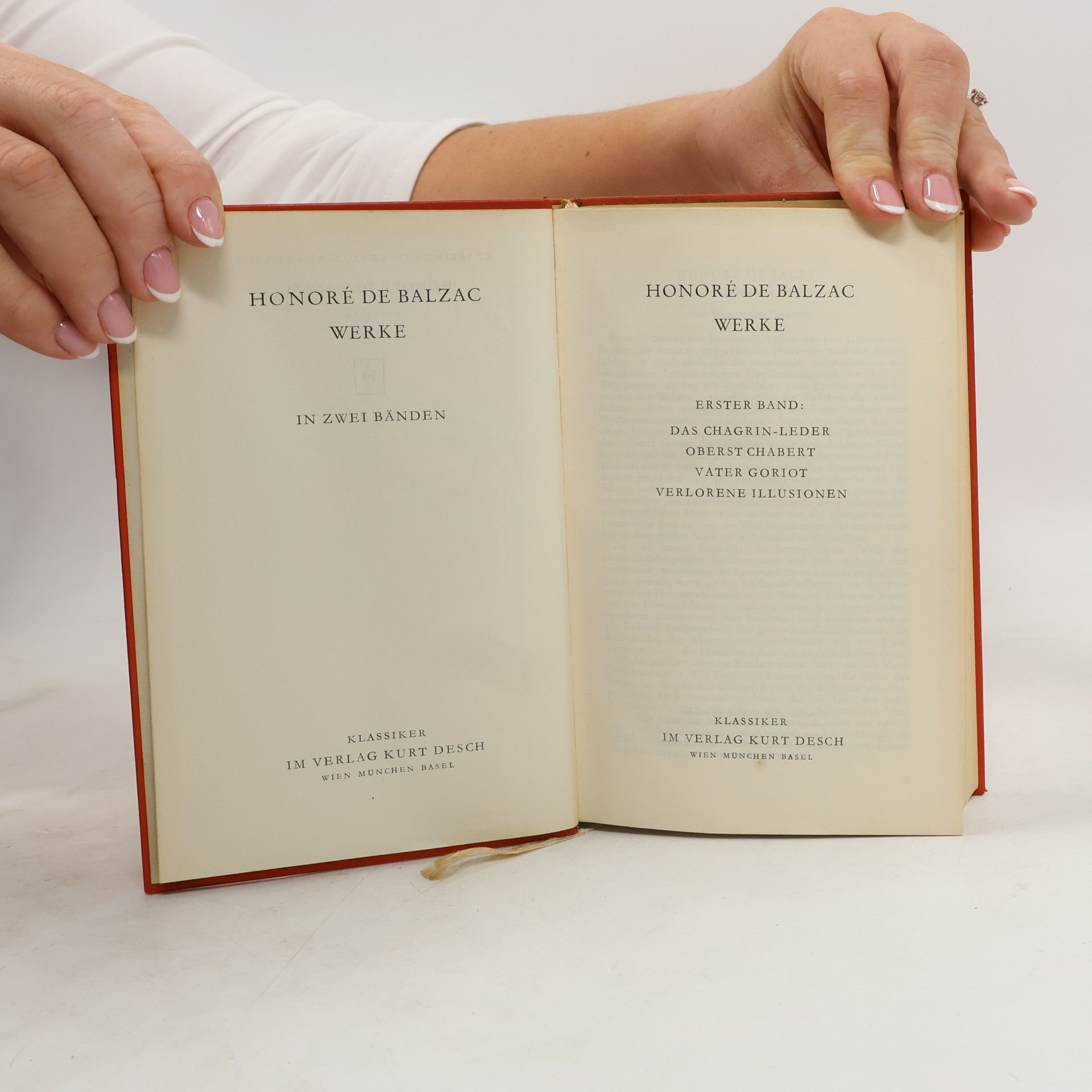 Honoré de Balzac Werke 1-2