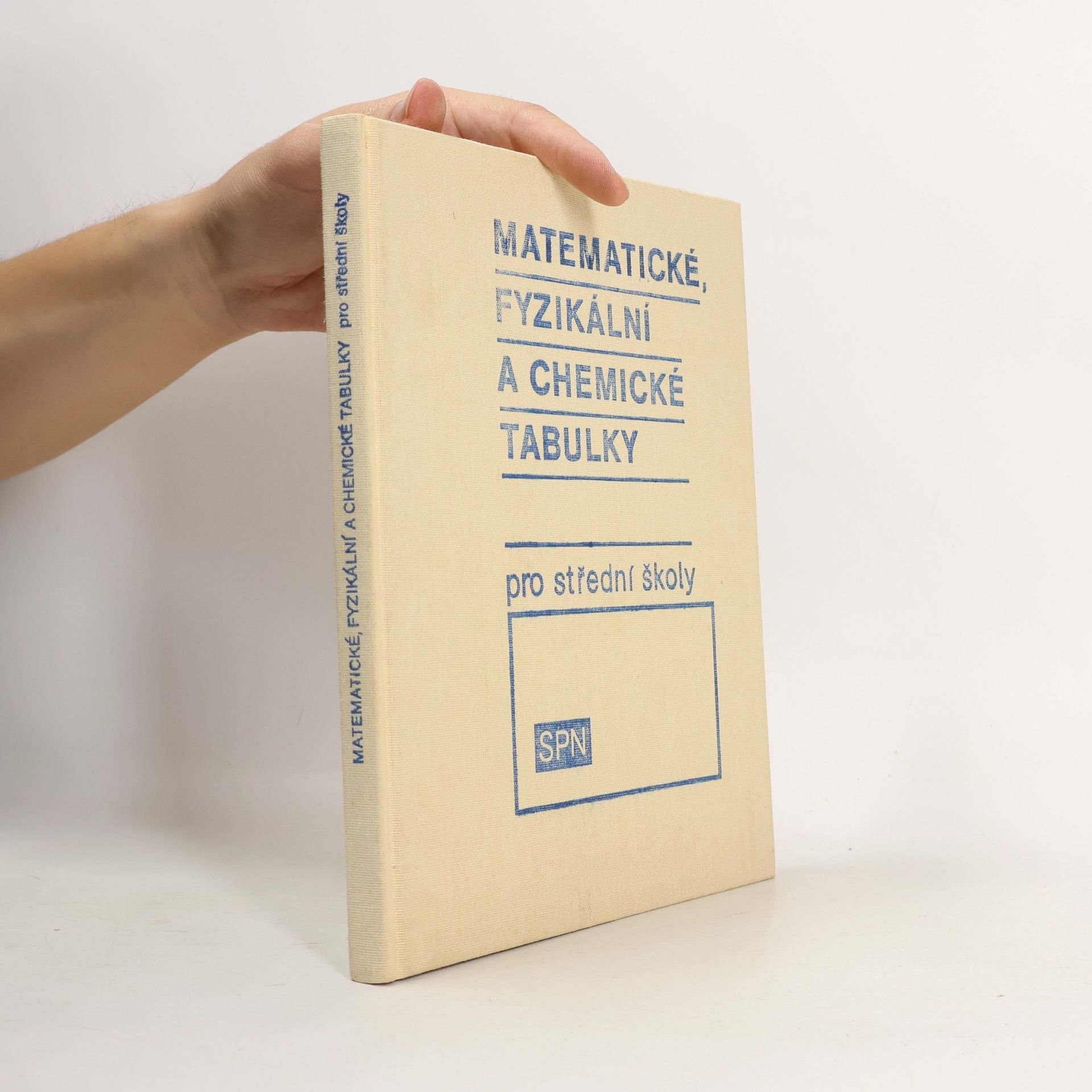 Matematické, fyzikální a chemické tabulky pro střední školy