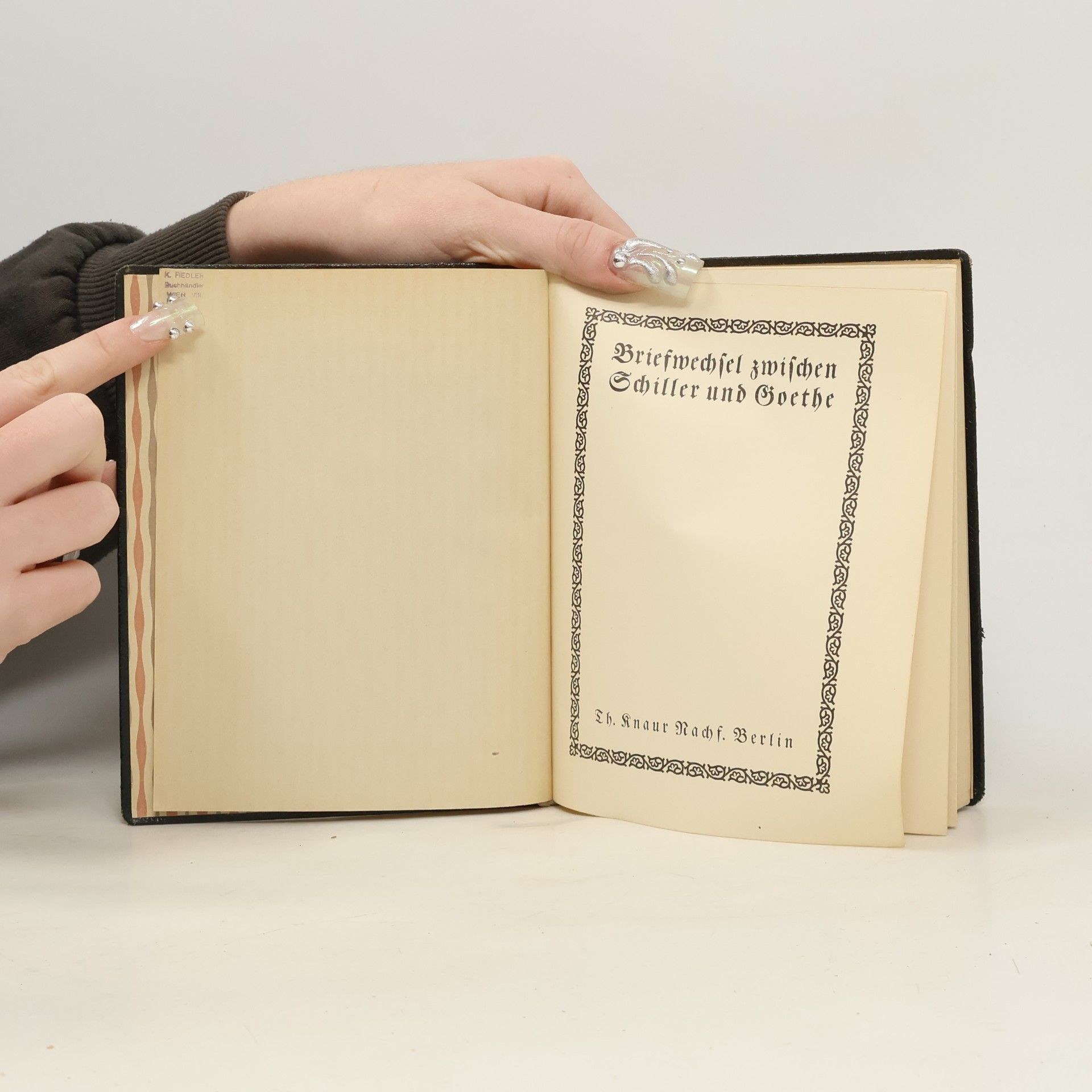 Schiller Briefwechsel zwischen Schiller und Goethe