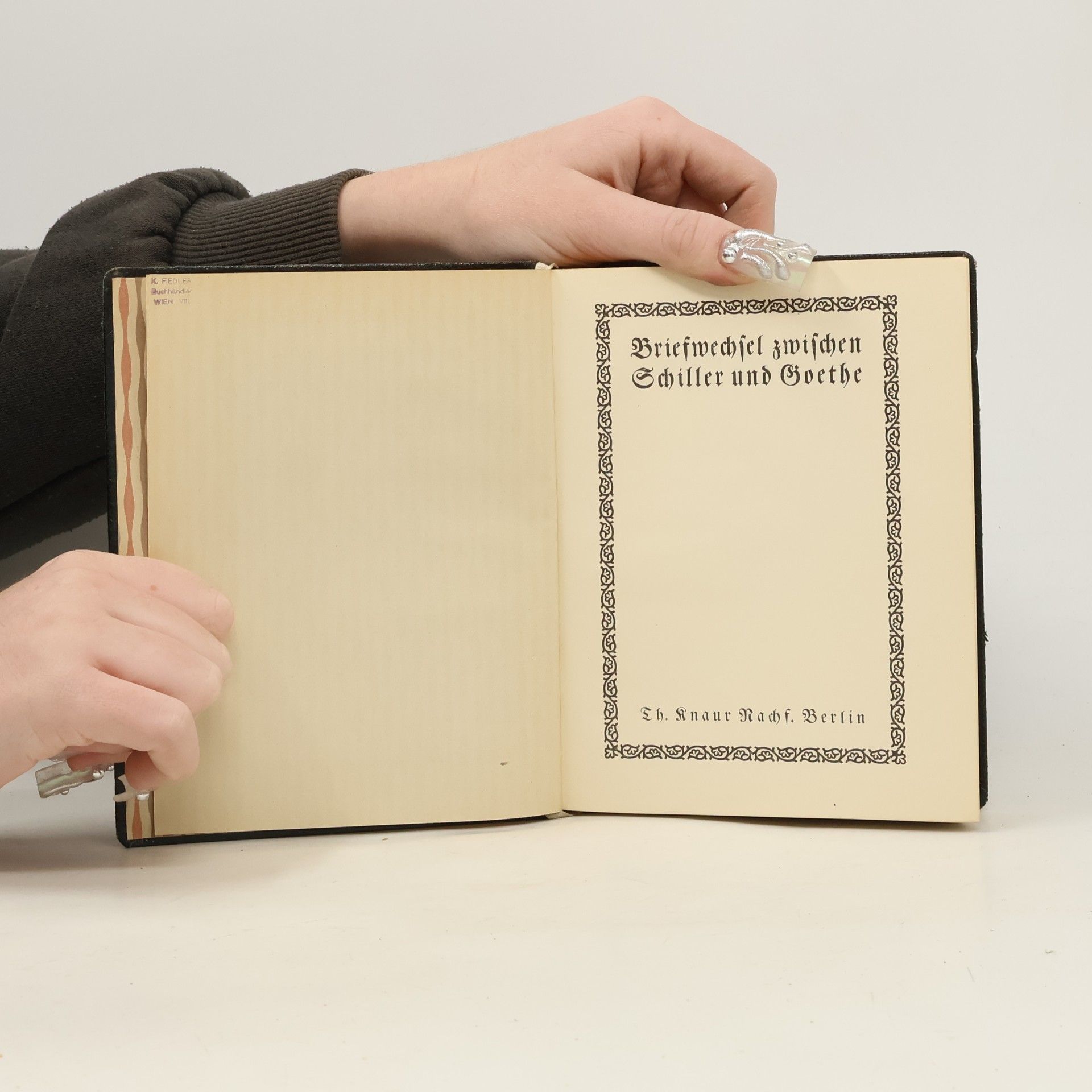 Schiller Briefwechsel zwischen Schiller und Goethe