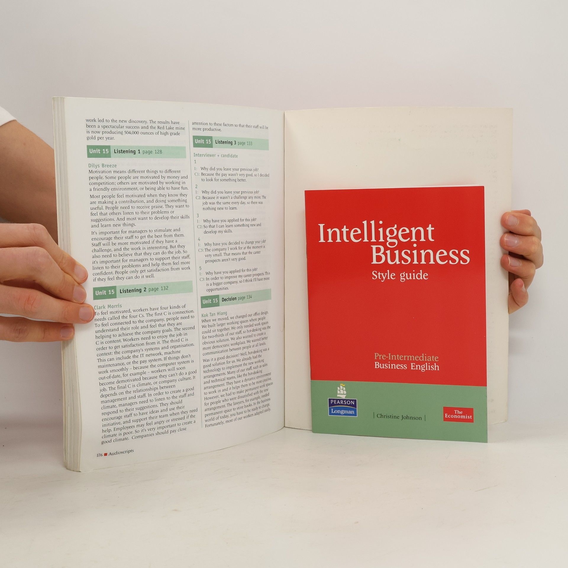 Christine Johnson Intelligent business. Coursebook : pre-intermediate business English