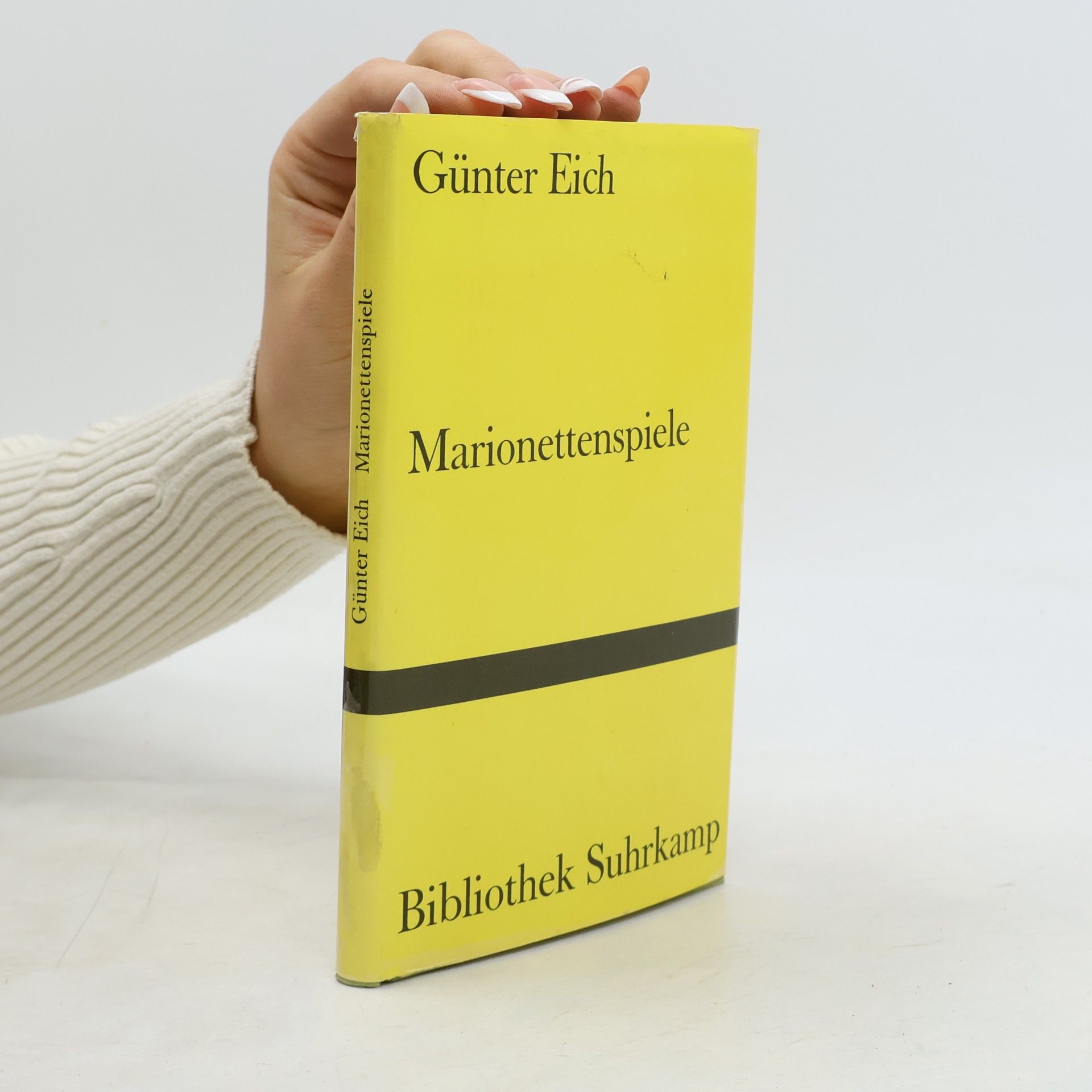 Günter Eich Bibliothek Suhrkamp: Marionettenspiele