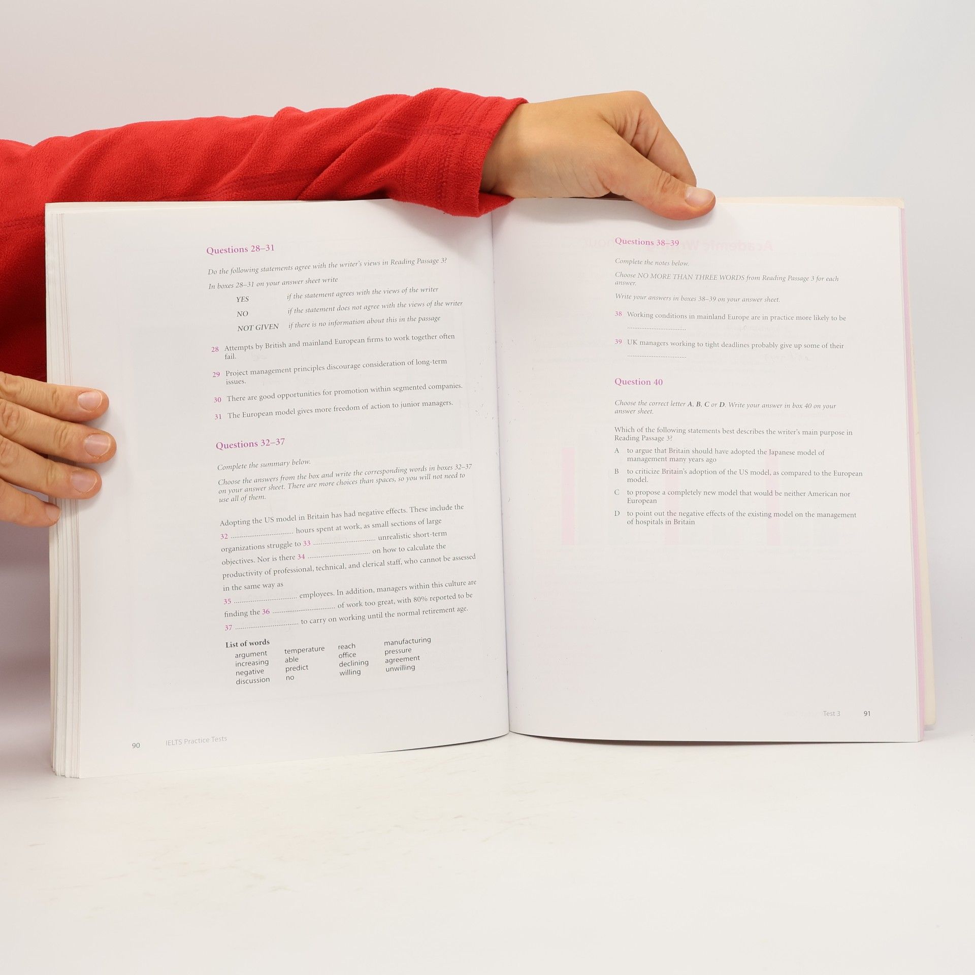 Peter May IELTS practice tests with explanatory key