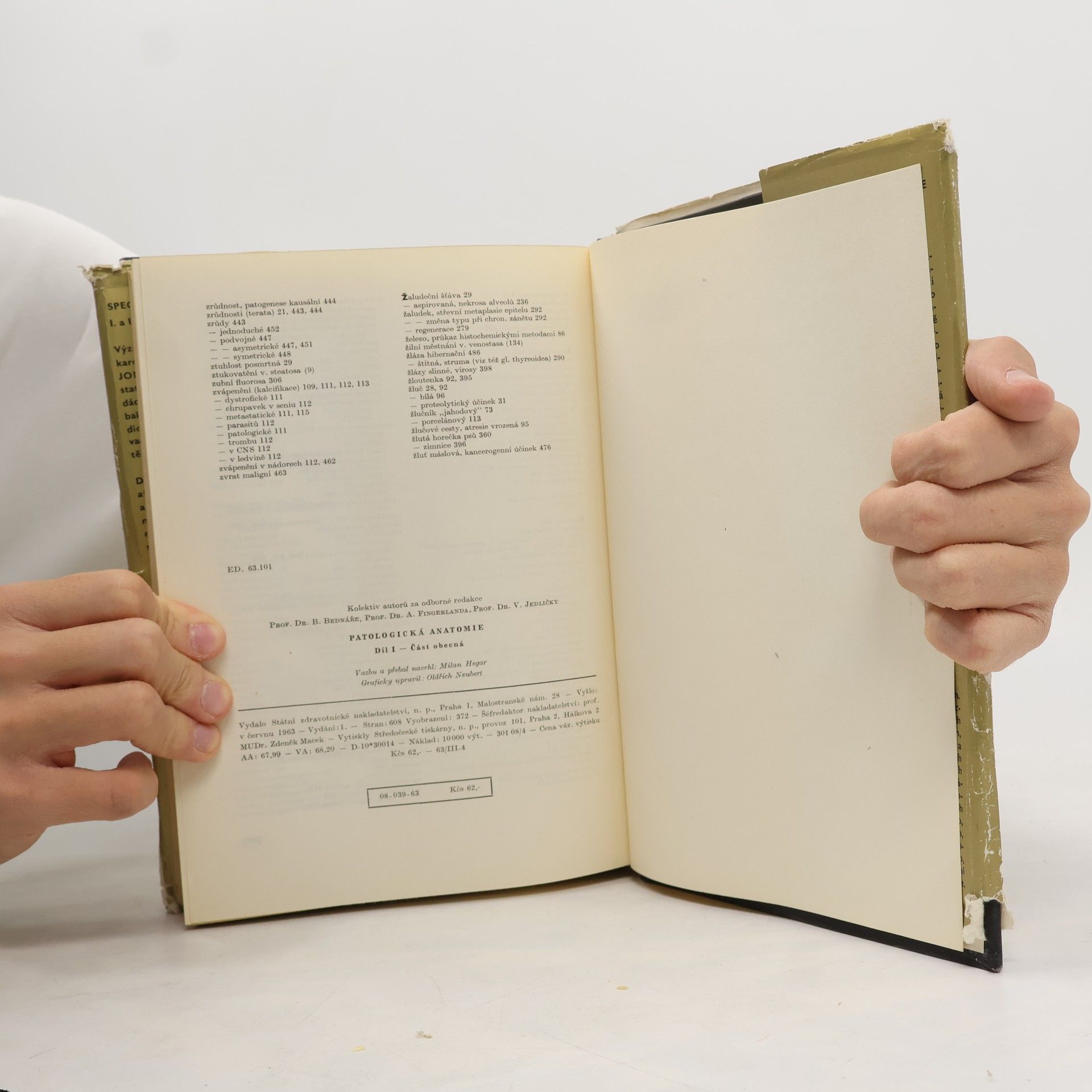 B. Bednář Patologická anatomie díl I. - část obecná