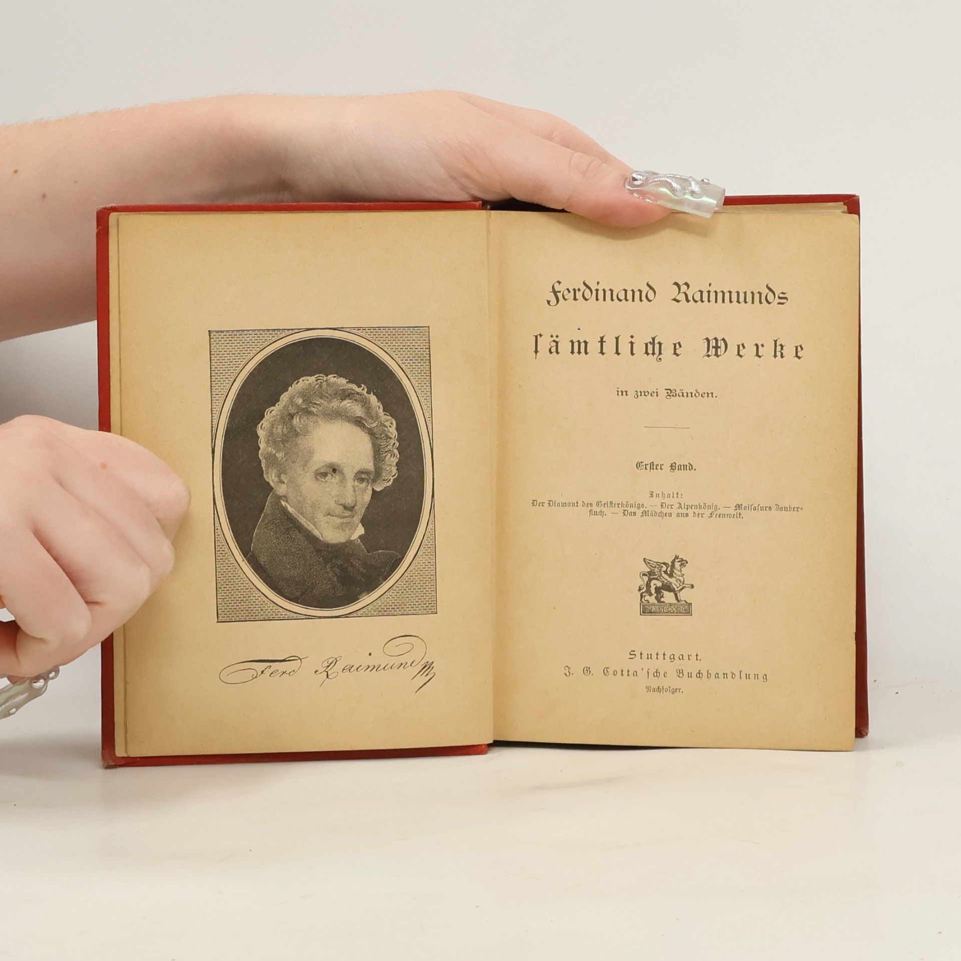 Rudolf Fürft Raimunds Werke 1