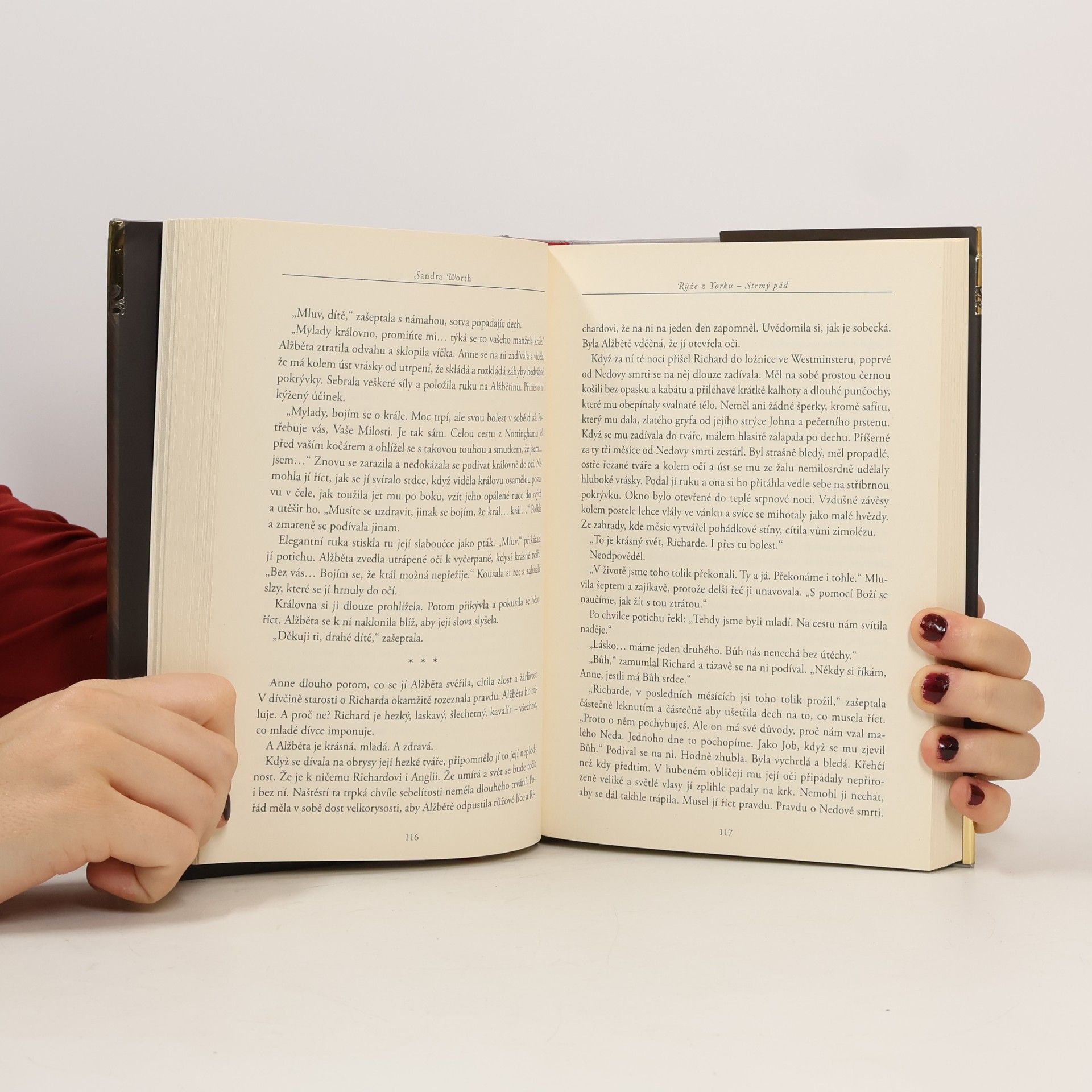 Sandra Worth Růže z Yorku : historický román z období války růží. Strmý pád