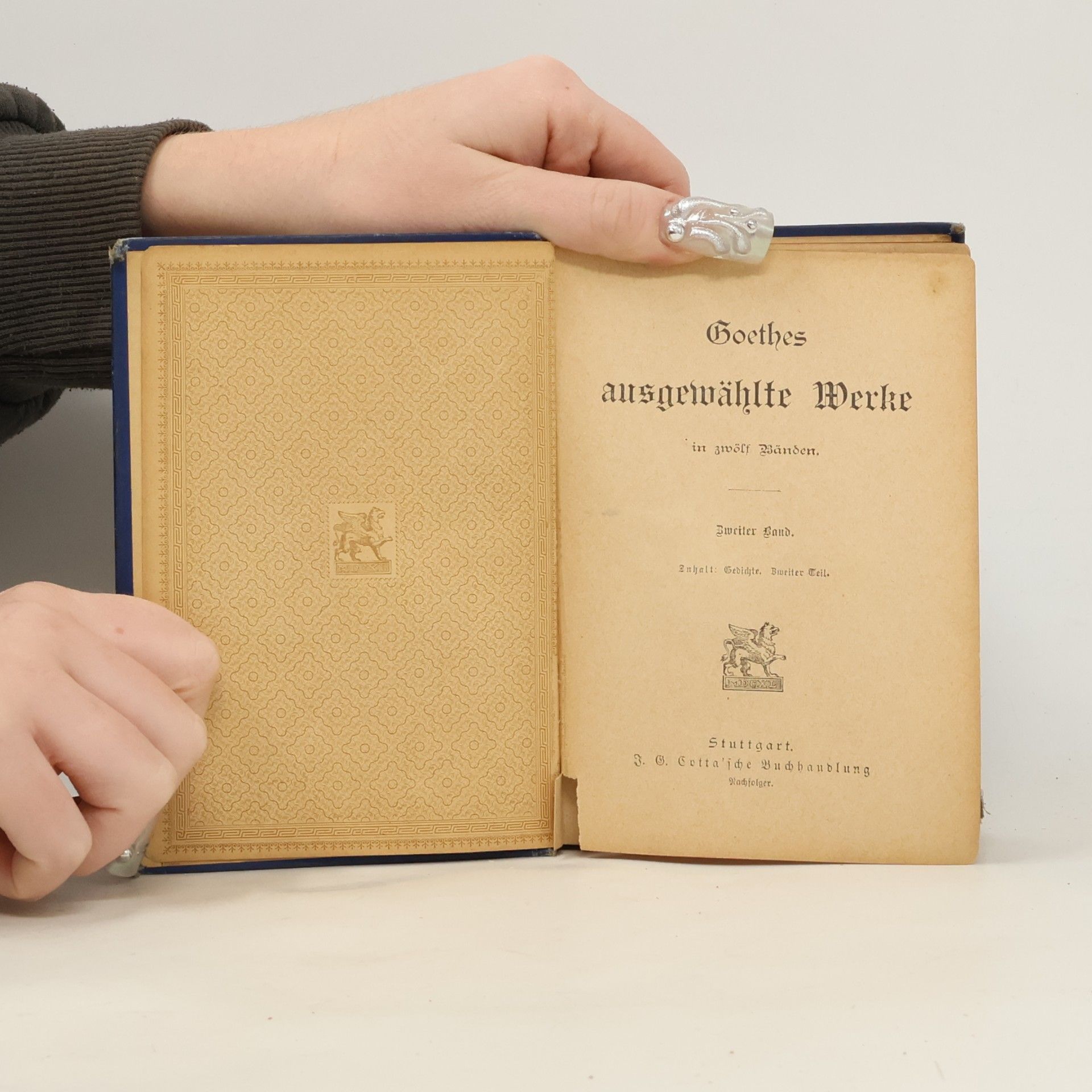 Johann Wolfgang von Goethe Goethe's ausgewählte Werke 2.