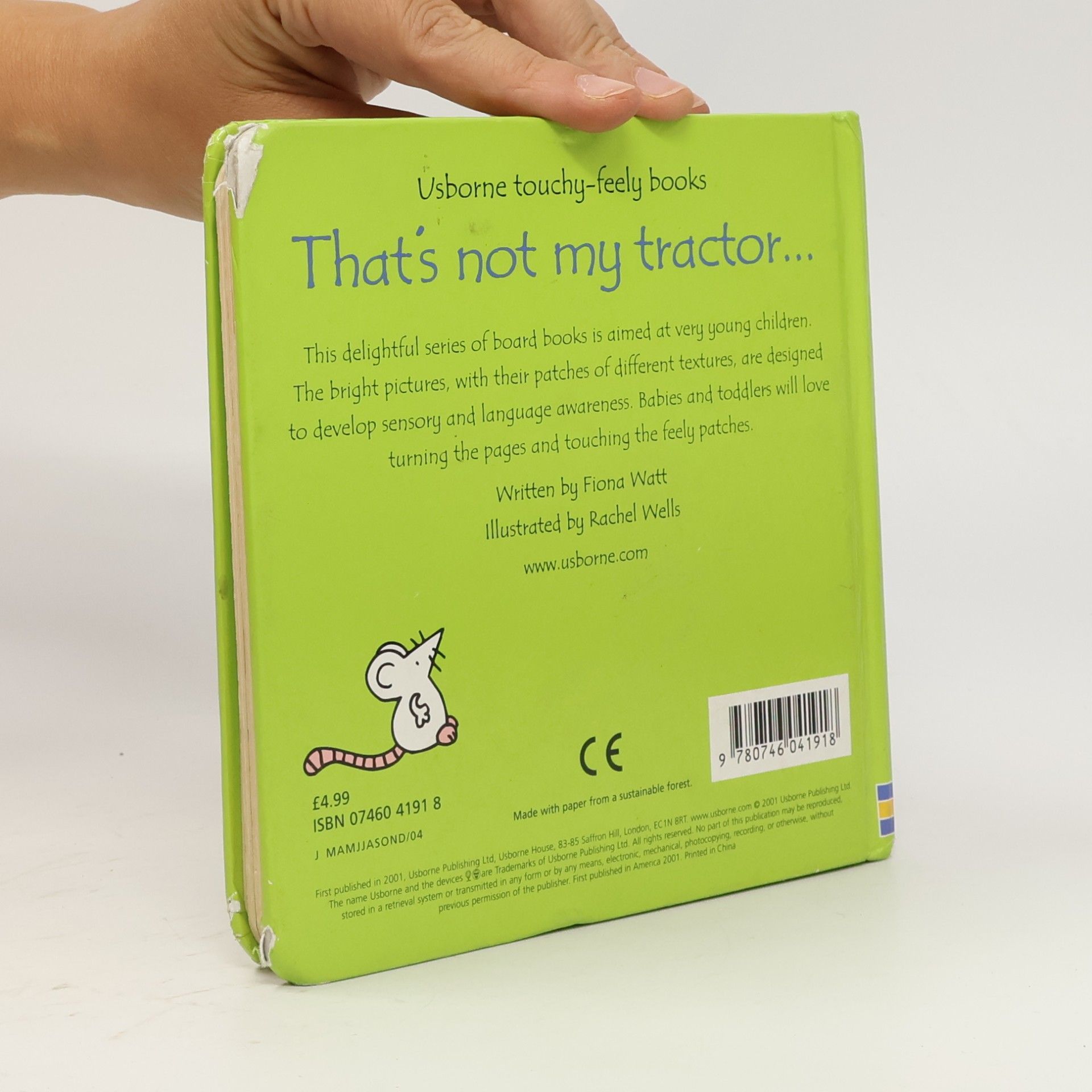 Fiona Watt Usborne Touchy-Feely Books: That's Not My Tractor...