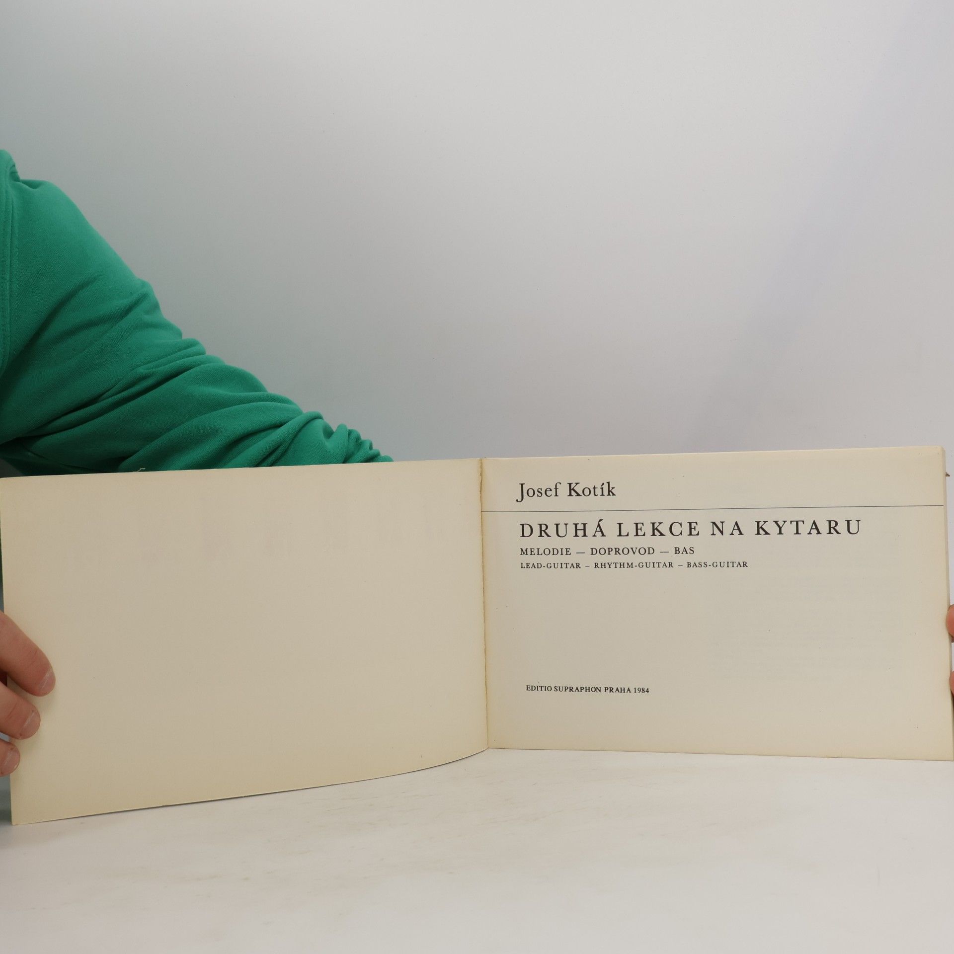 Josef Kotík Druhá lekce na kytaru