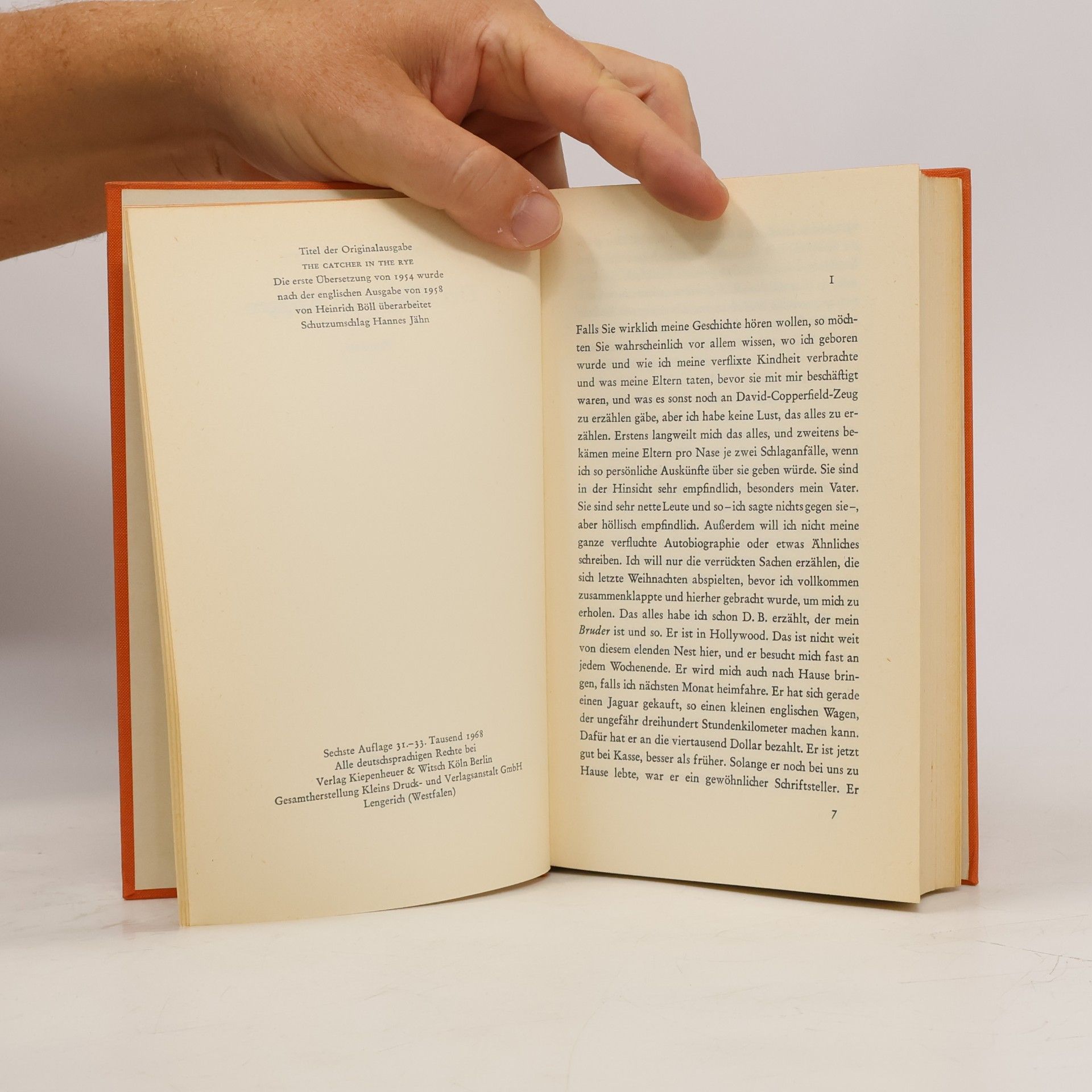 J. D. Salinger Der Fänger im Roggen
