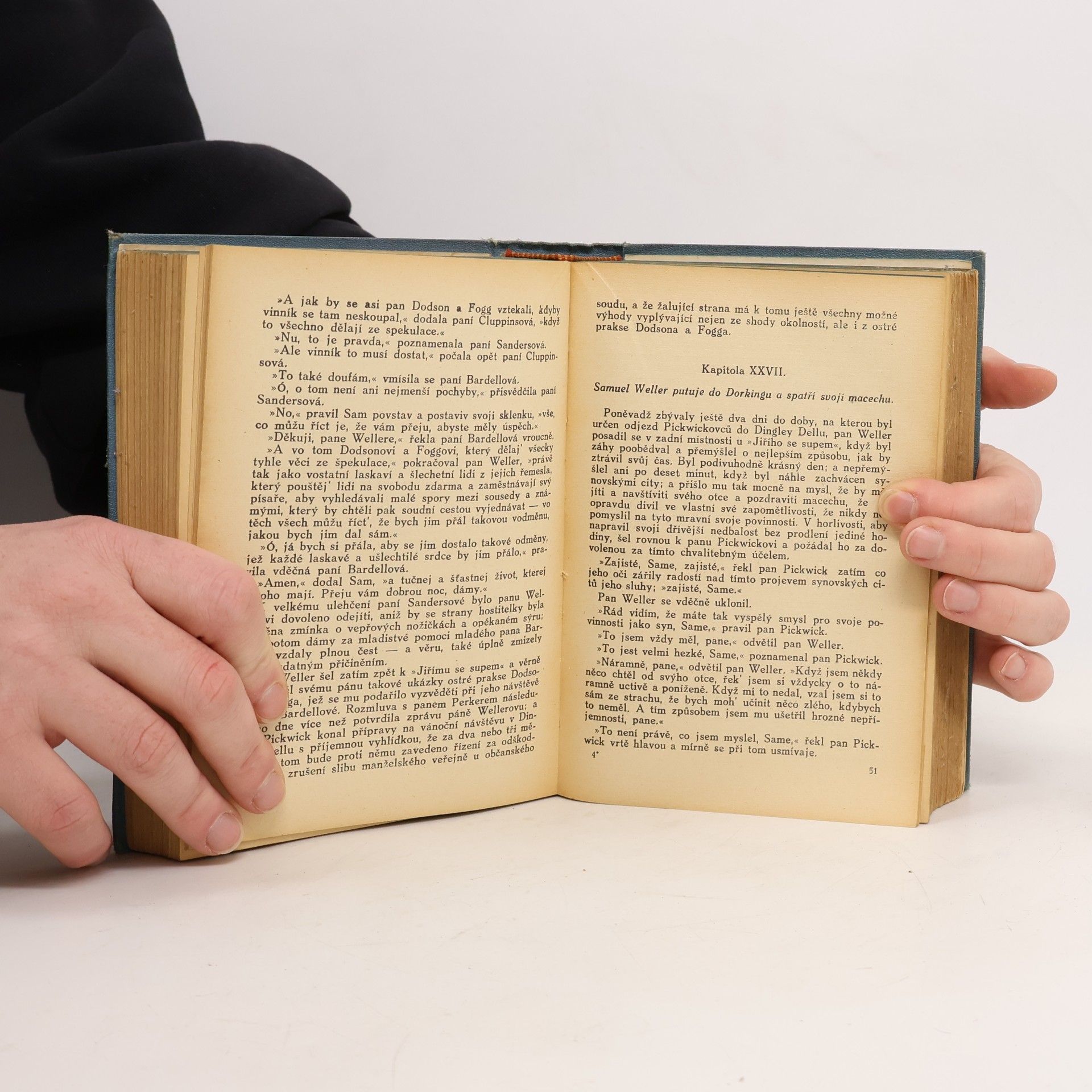Charles Dickens Klub Pickwickův, část první