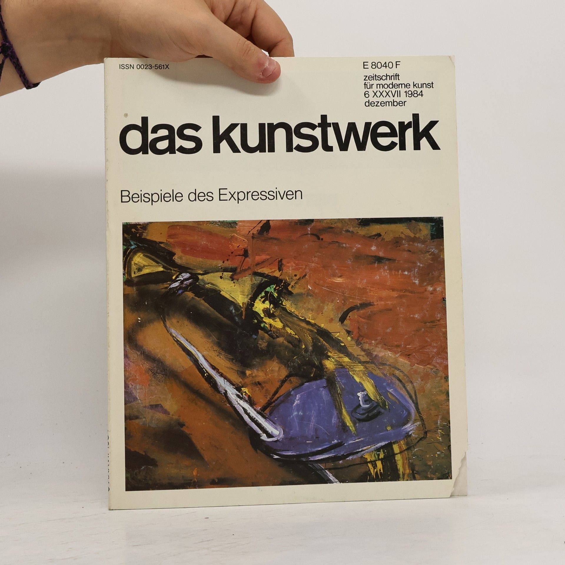 Autorenkollektiv Das kunstwerk 12/1984. Beispiele des Expressiven