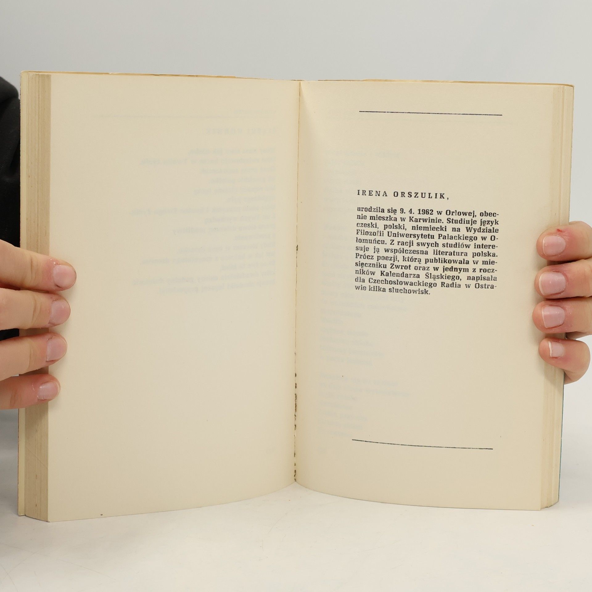 Otylia Toboła Spotkanie : almanach poezji i prozy