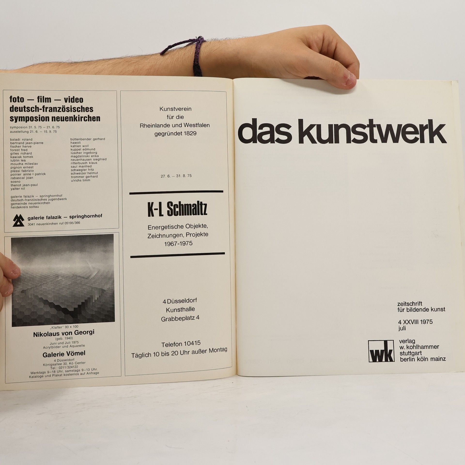 Autorenkollektiv Das Kunstwerk 7/1975