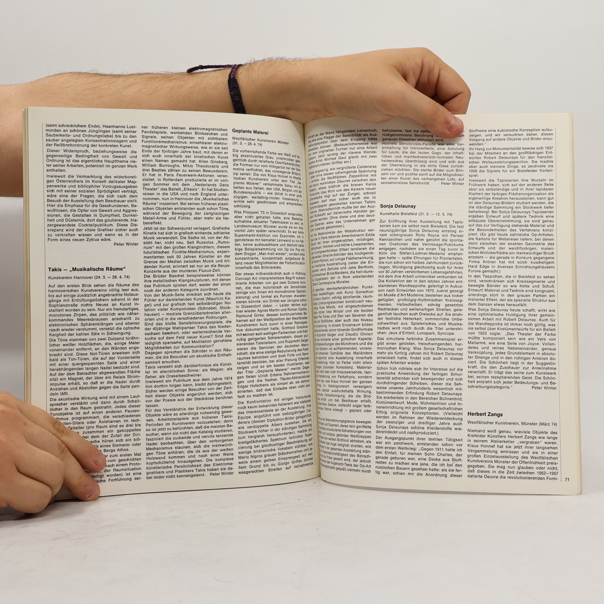 André S. Labarthe Das kunstwerk 27/1974. Zeitschrift für bildende kunst