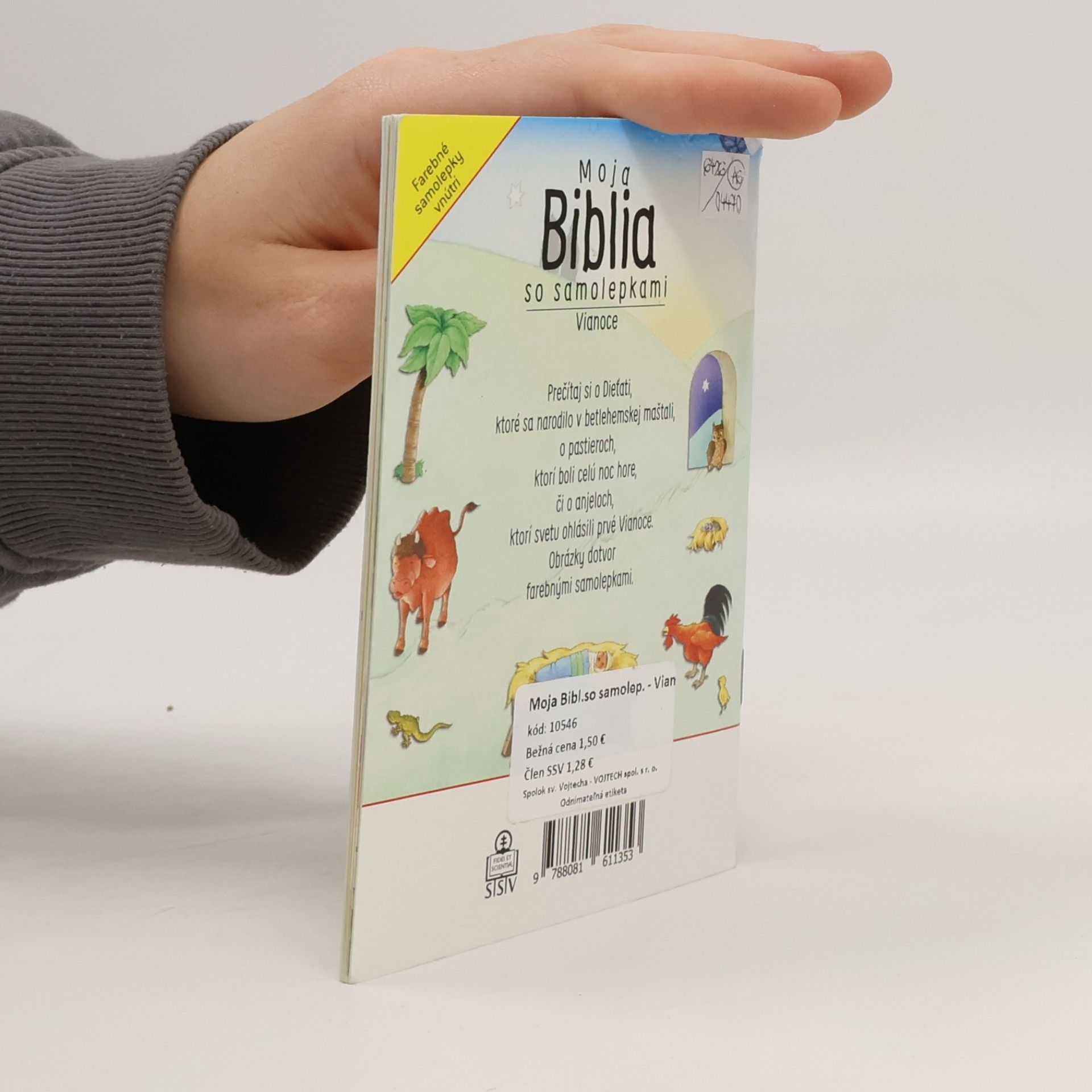 Sally Ann Wright Moja Biblia so samolepkami. Vianoce