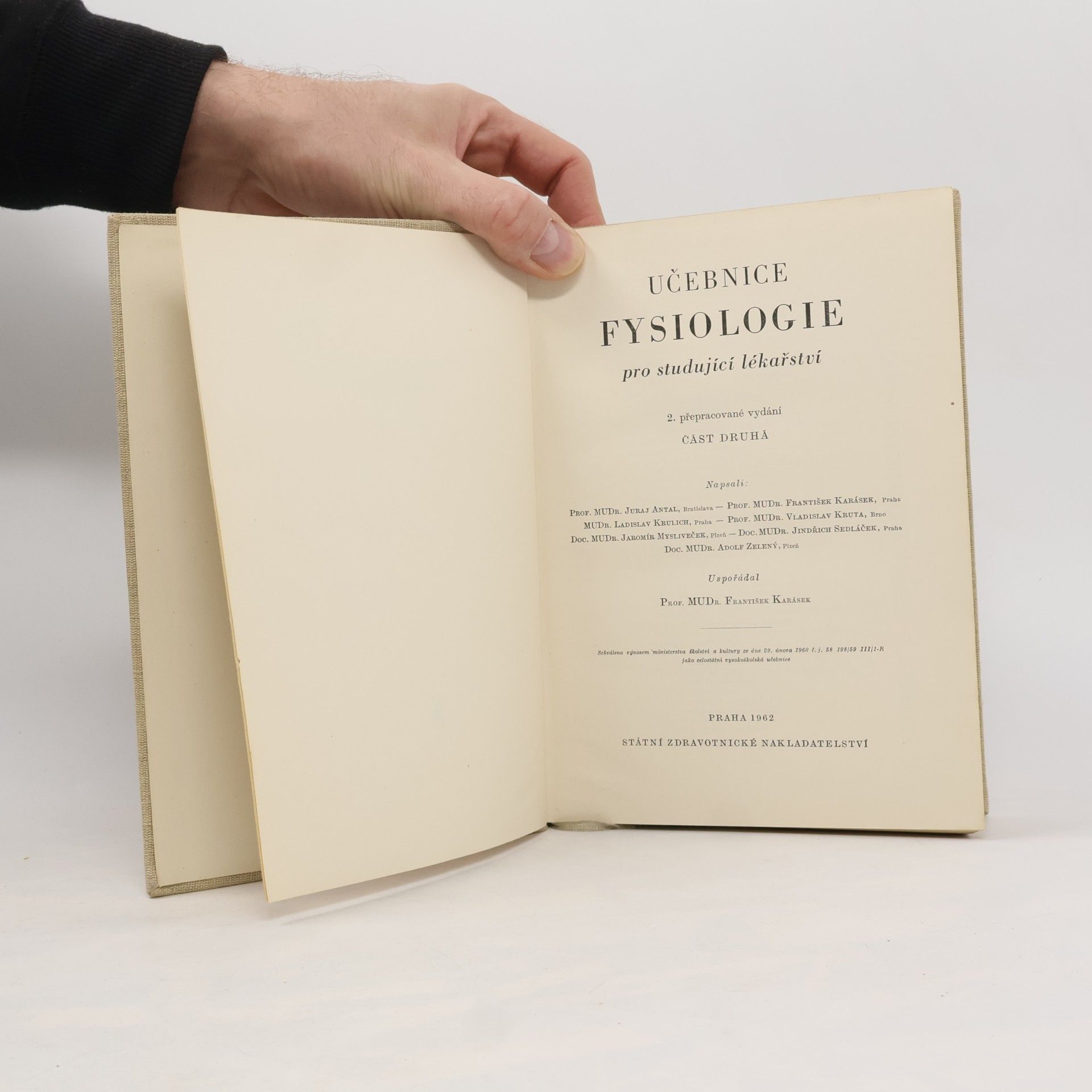 Collectif d'auteurs Učebnice fysiologie pro studující lékařství II