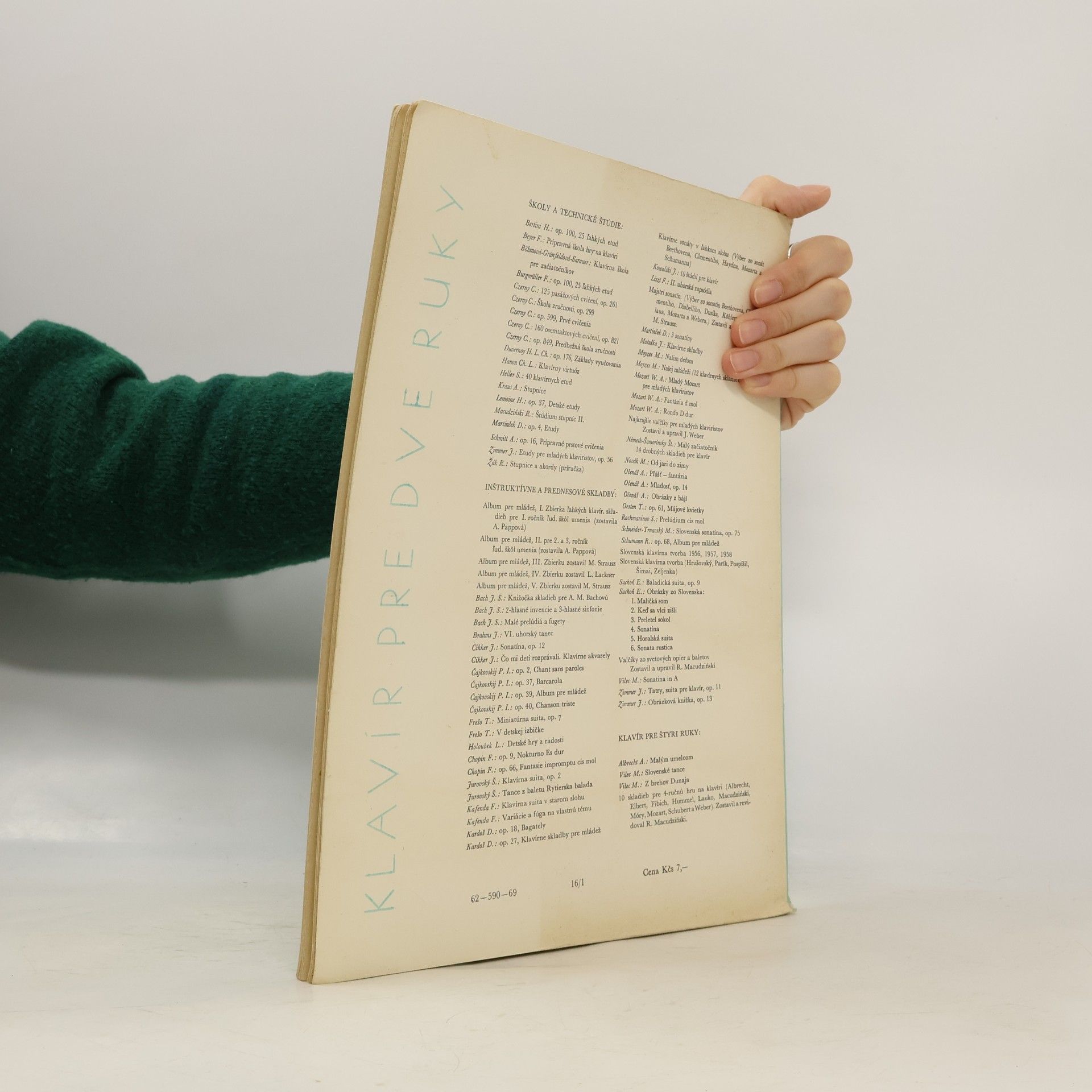 Schmitt Prípravné prstové cvičenia Op.16