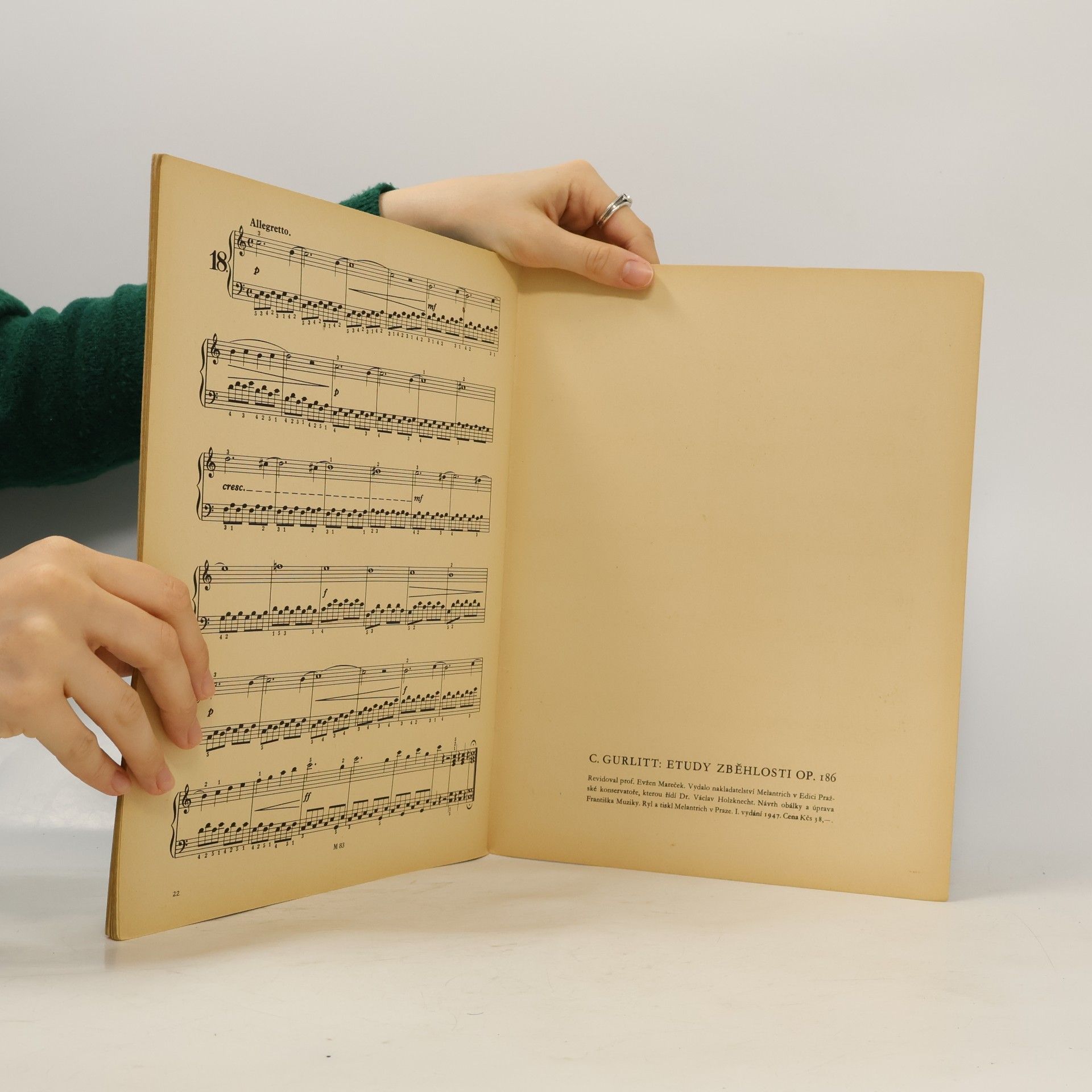 Cornelius Gustav Gurlitt Etudy zběhlosti