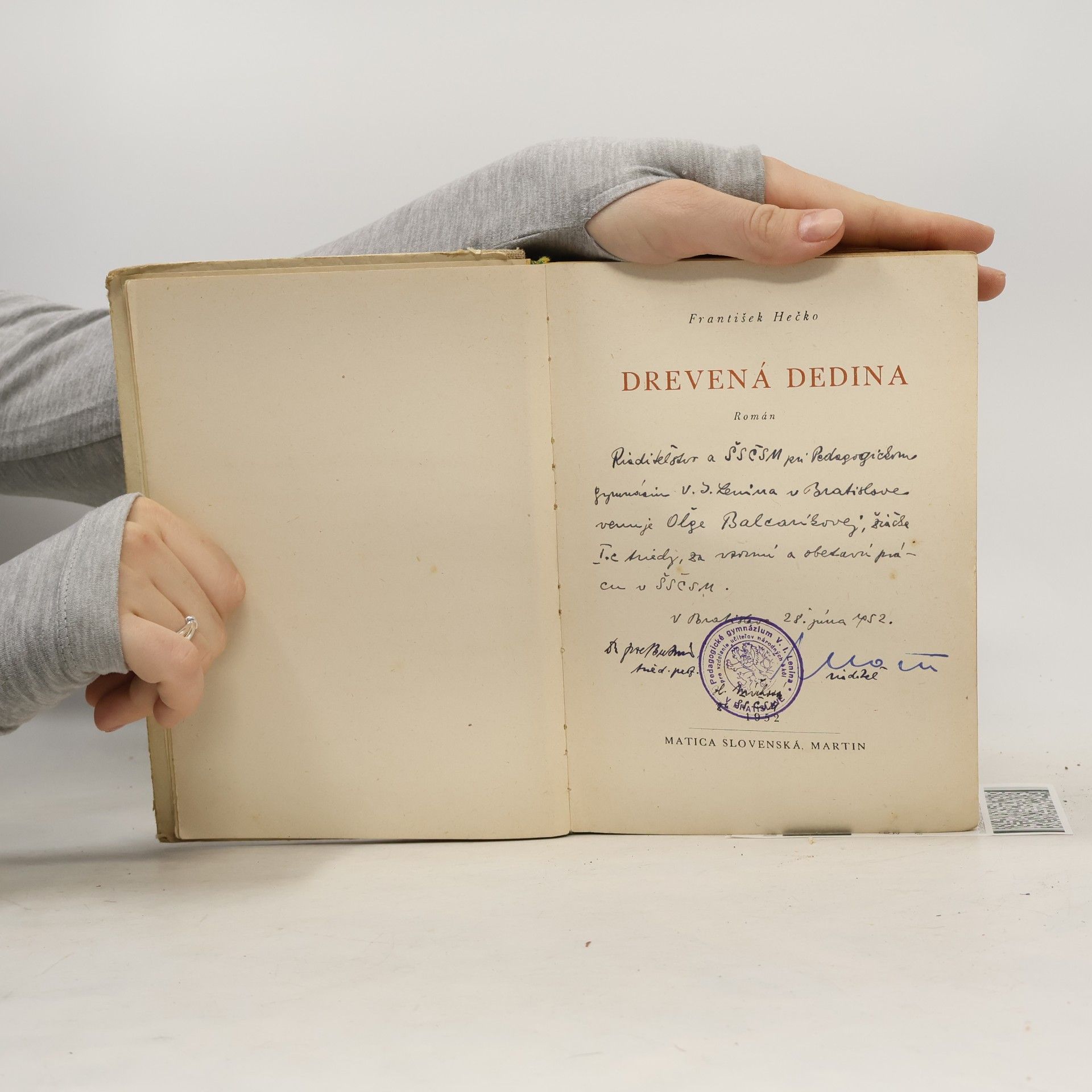 František Hečko Drevená dedina