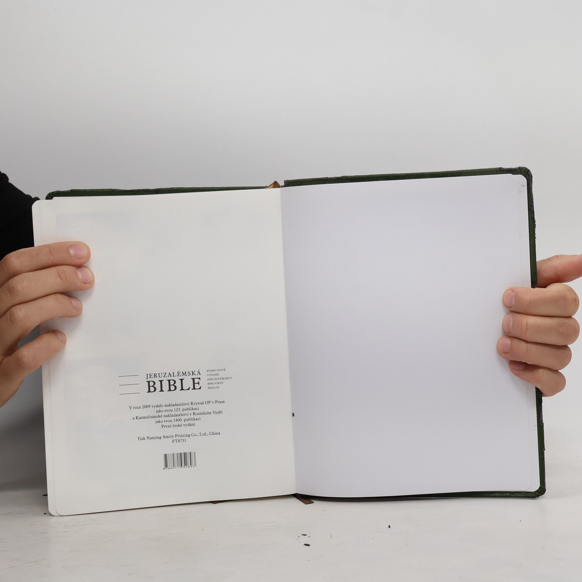 Kolektiv autorů Jeruzalémská bible : Písmo svaté vydané Jeruzalémskou biblickou školou
